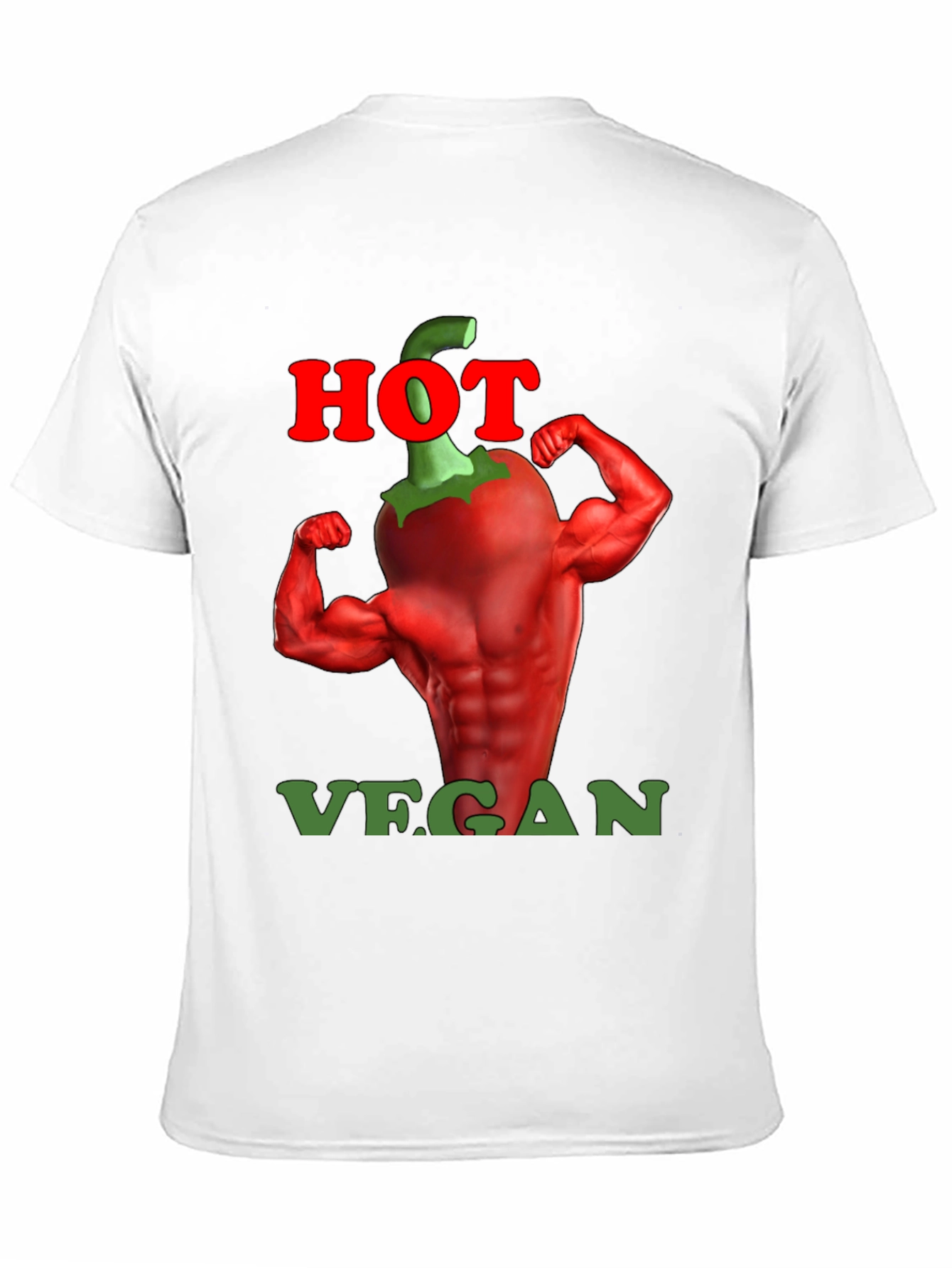 Hot Vegan T-Shirt - Muscle Pepper Tee
