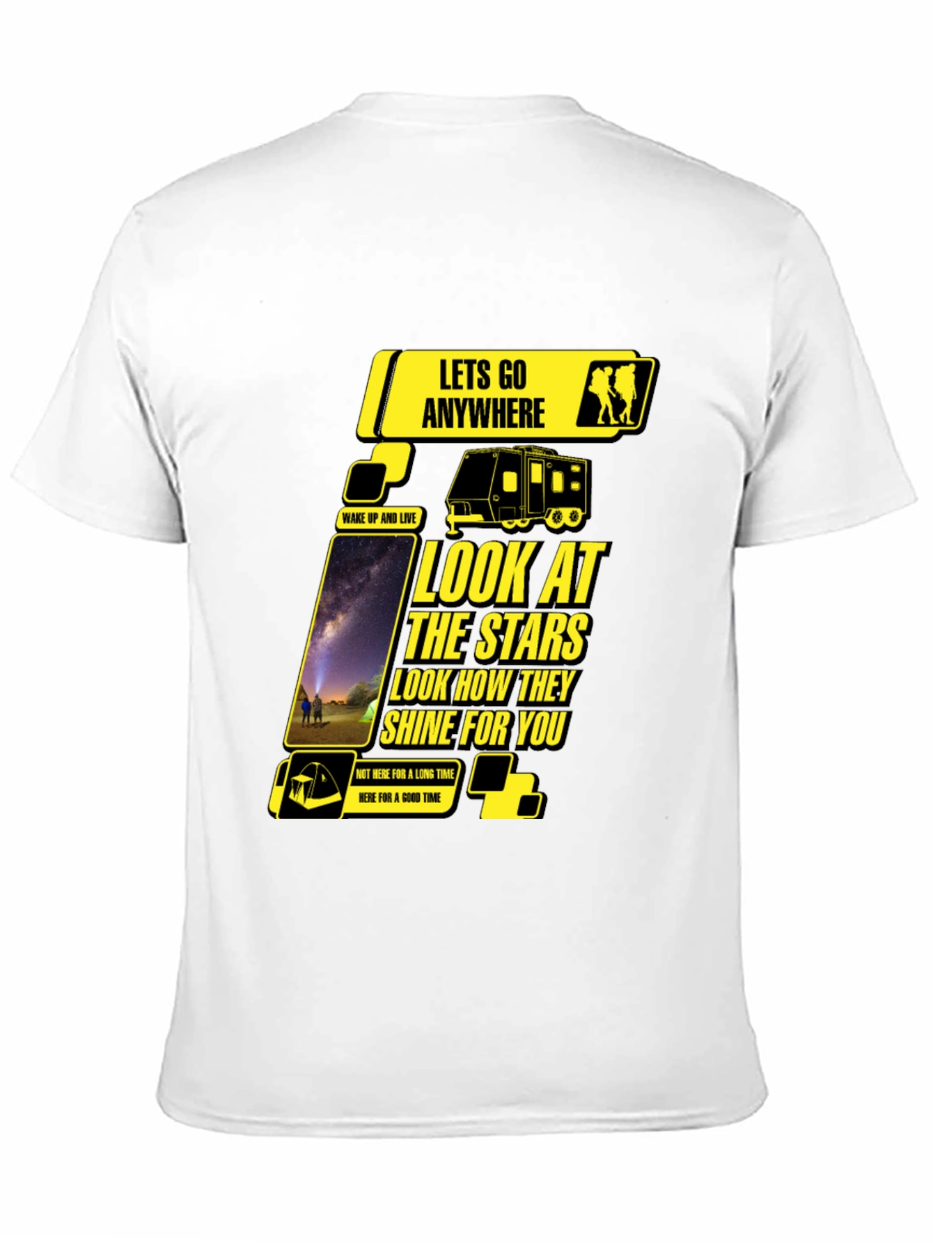 Look at the Stars Black Graphic Tee
