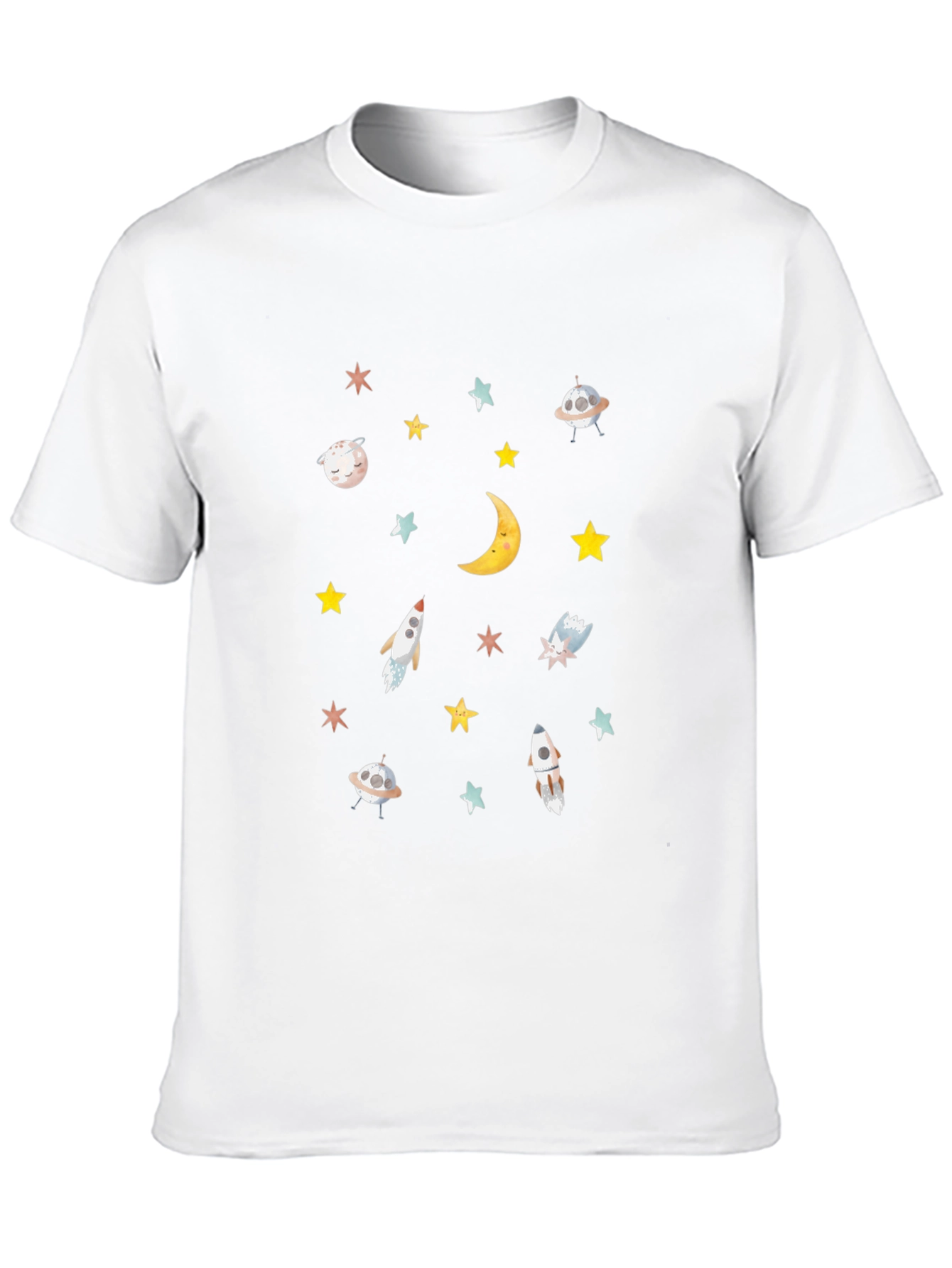 Cosmic Dreams T-Shirt | Space Pattern Tee