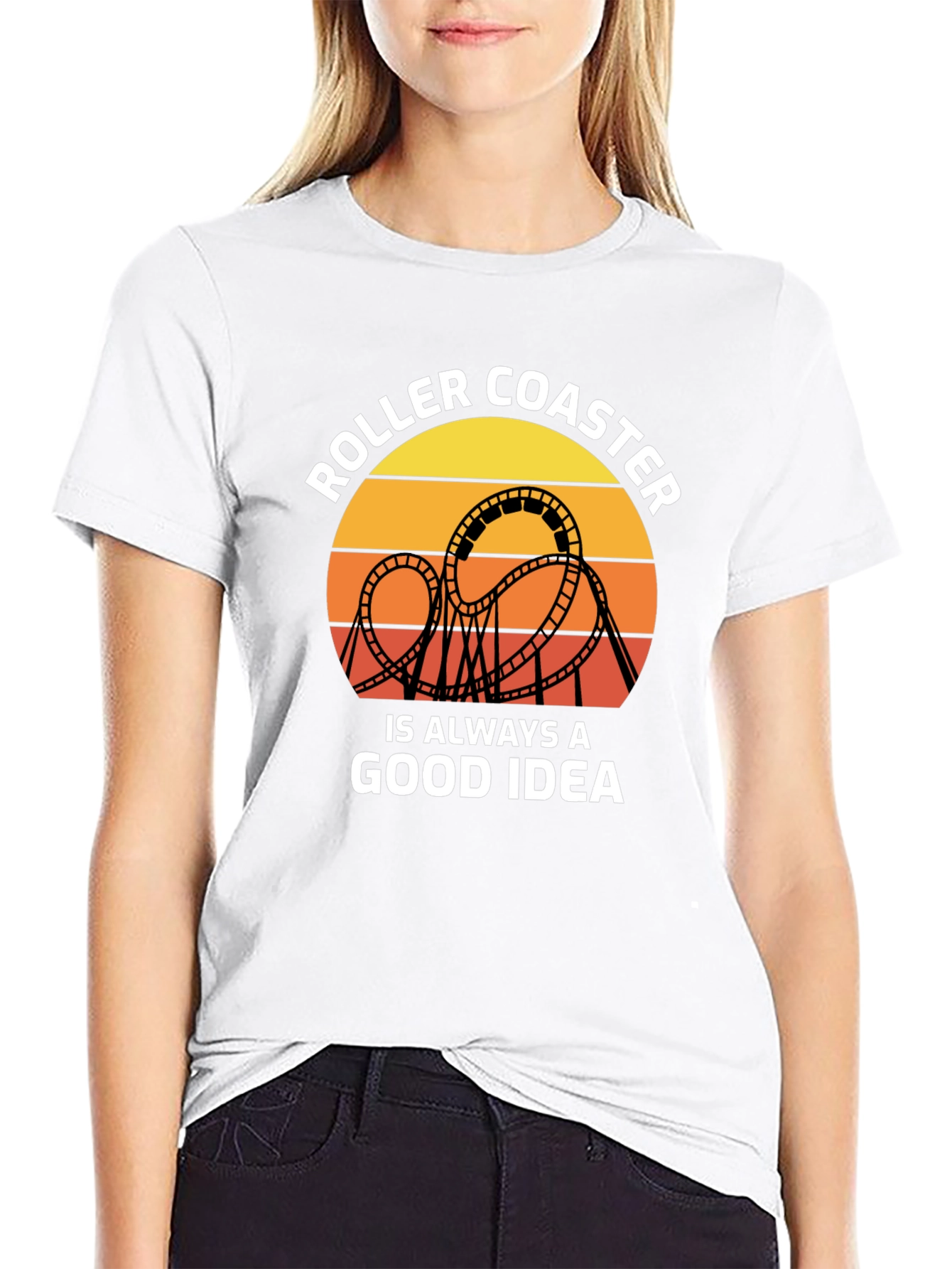 Roller Coaster Good Idea Graphic Tee