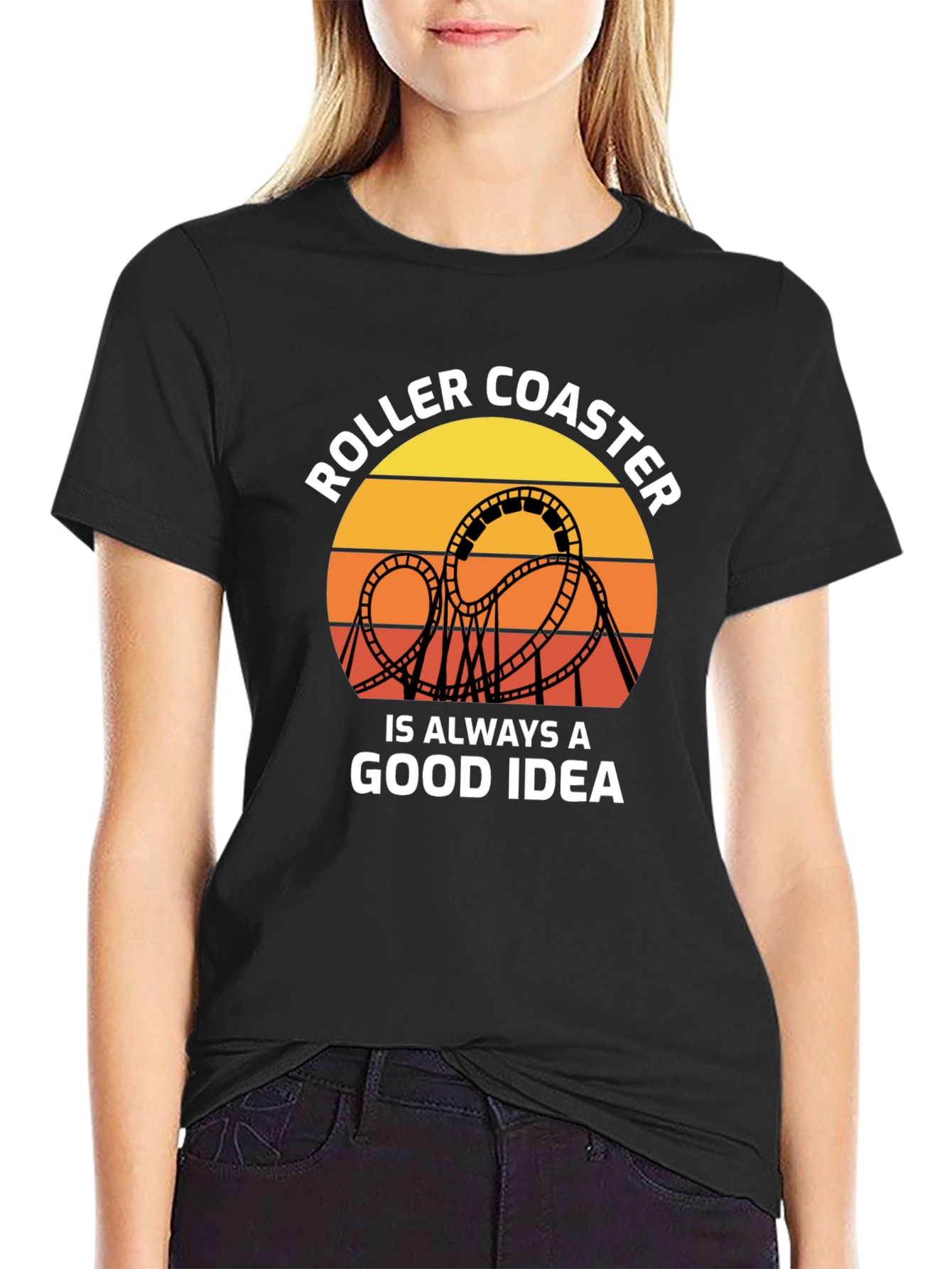 Roller Coaster Good Idea Graphic Tee