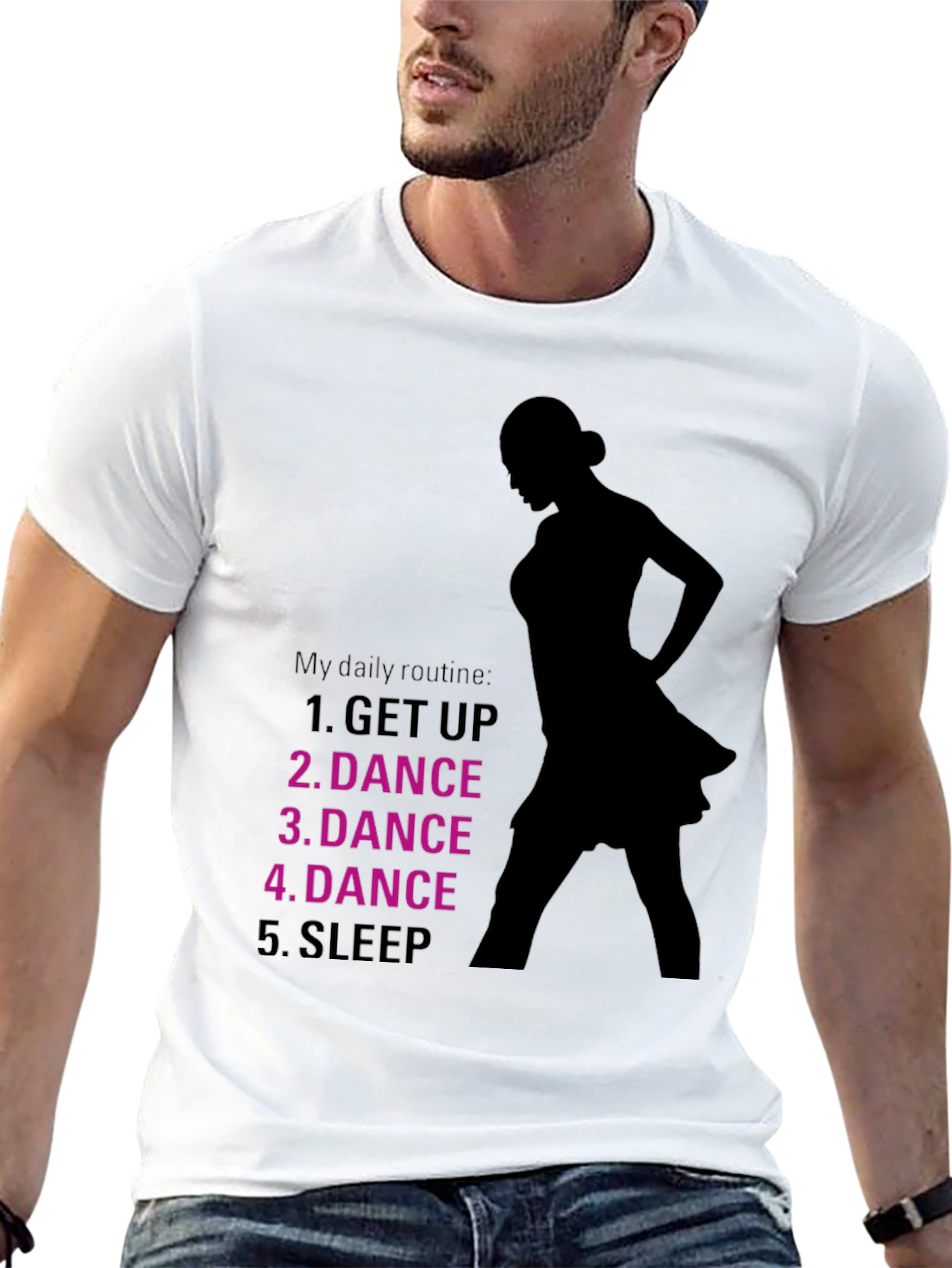 Dance Routine T-Shirt - Dancers Daily Schedule Tee