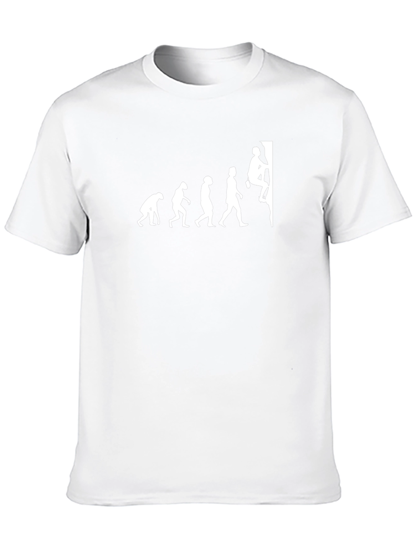 Evolution of Climbing Black T-Shirt