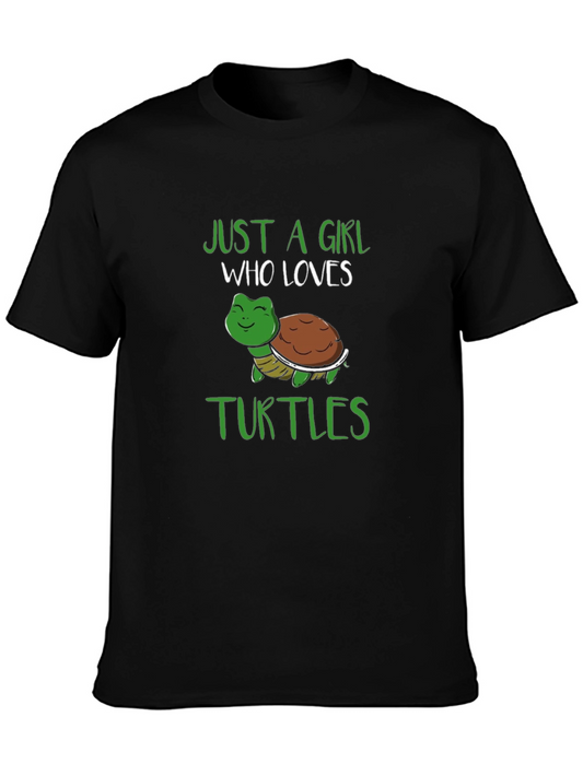 Just a Girl Who Loves Turtles T-Shirt