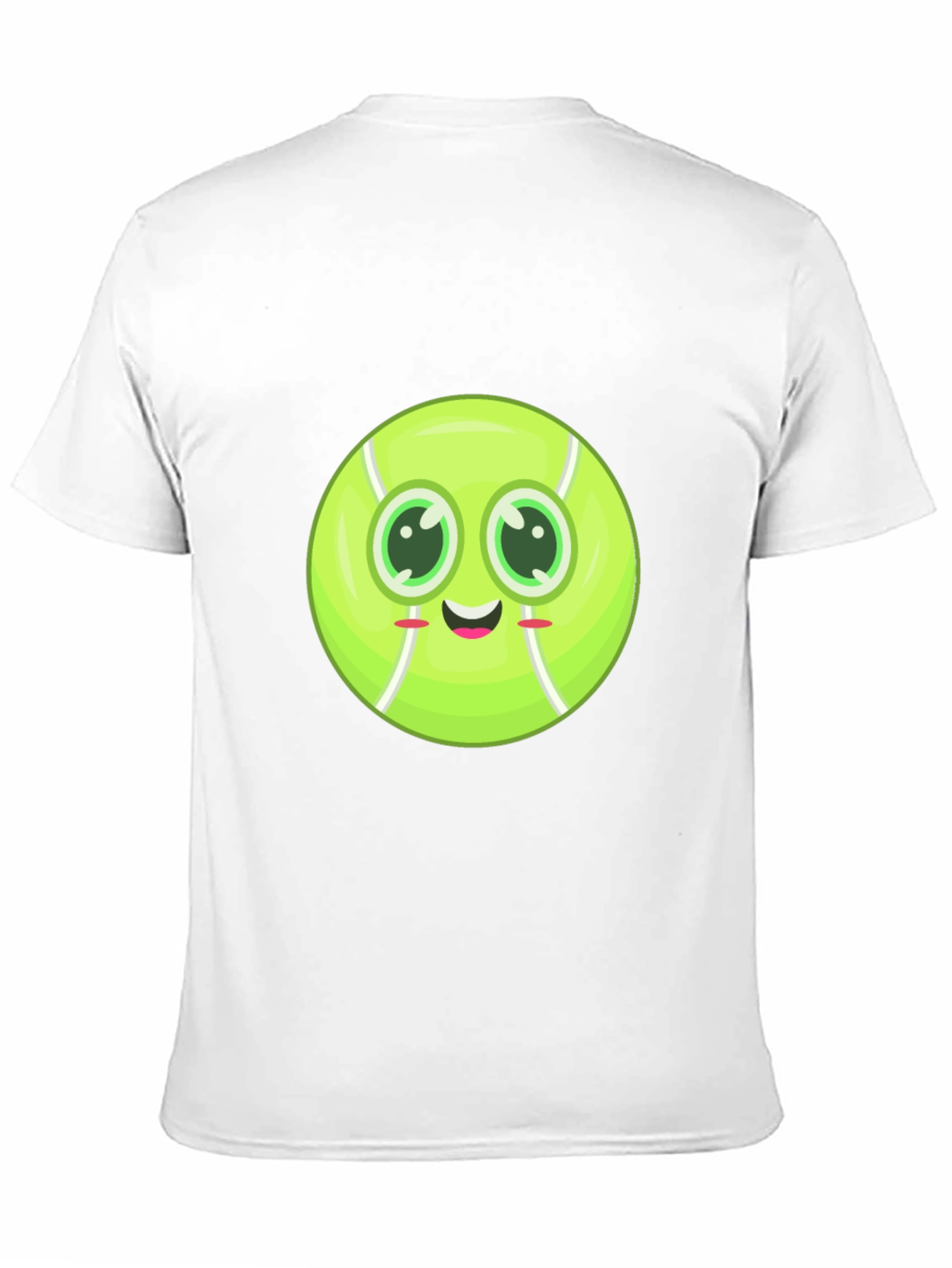 Cute Tennis Ball Face T-Shirt