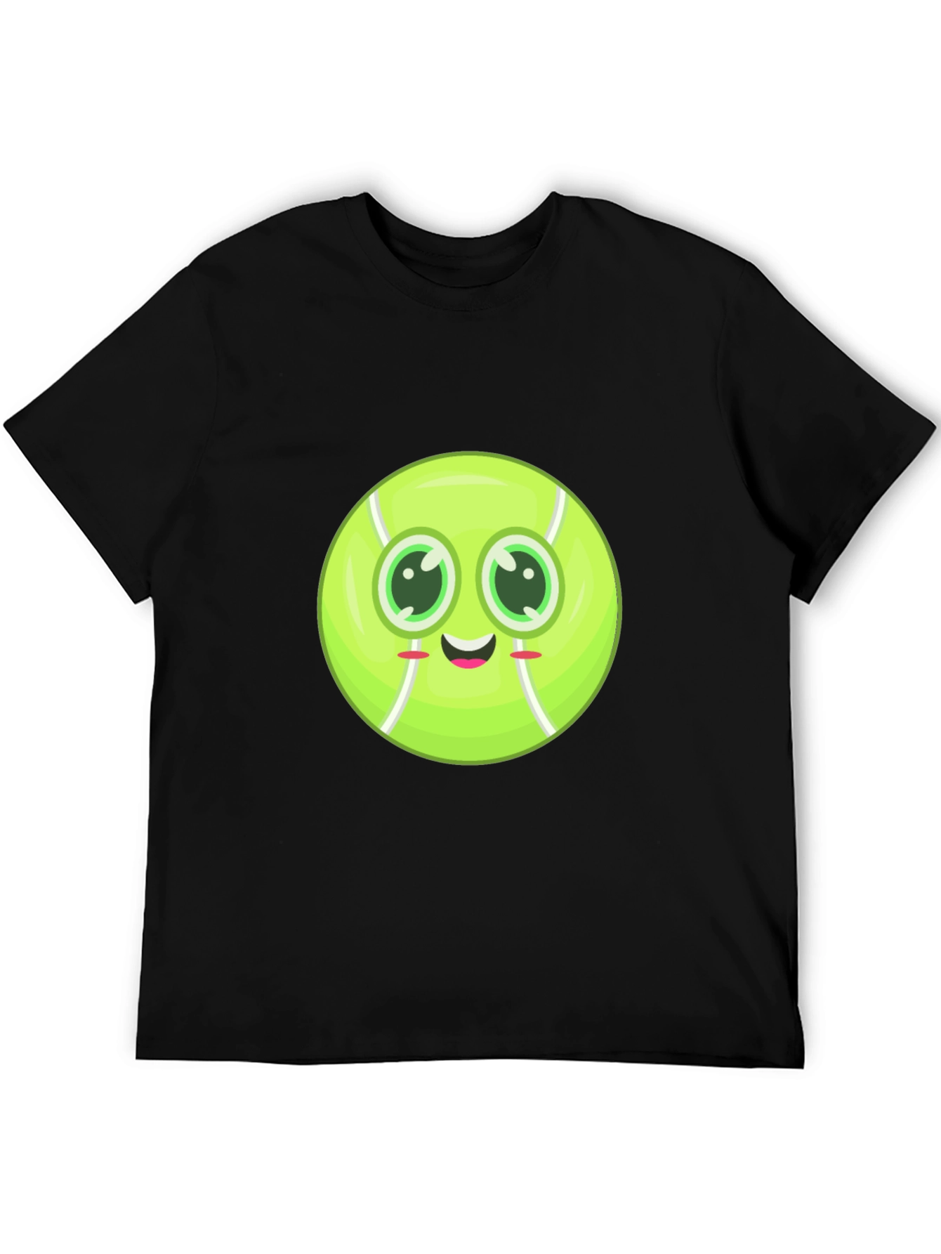 Cute Tennis Ball Face T-Shirt