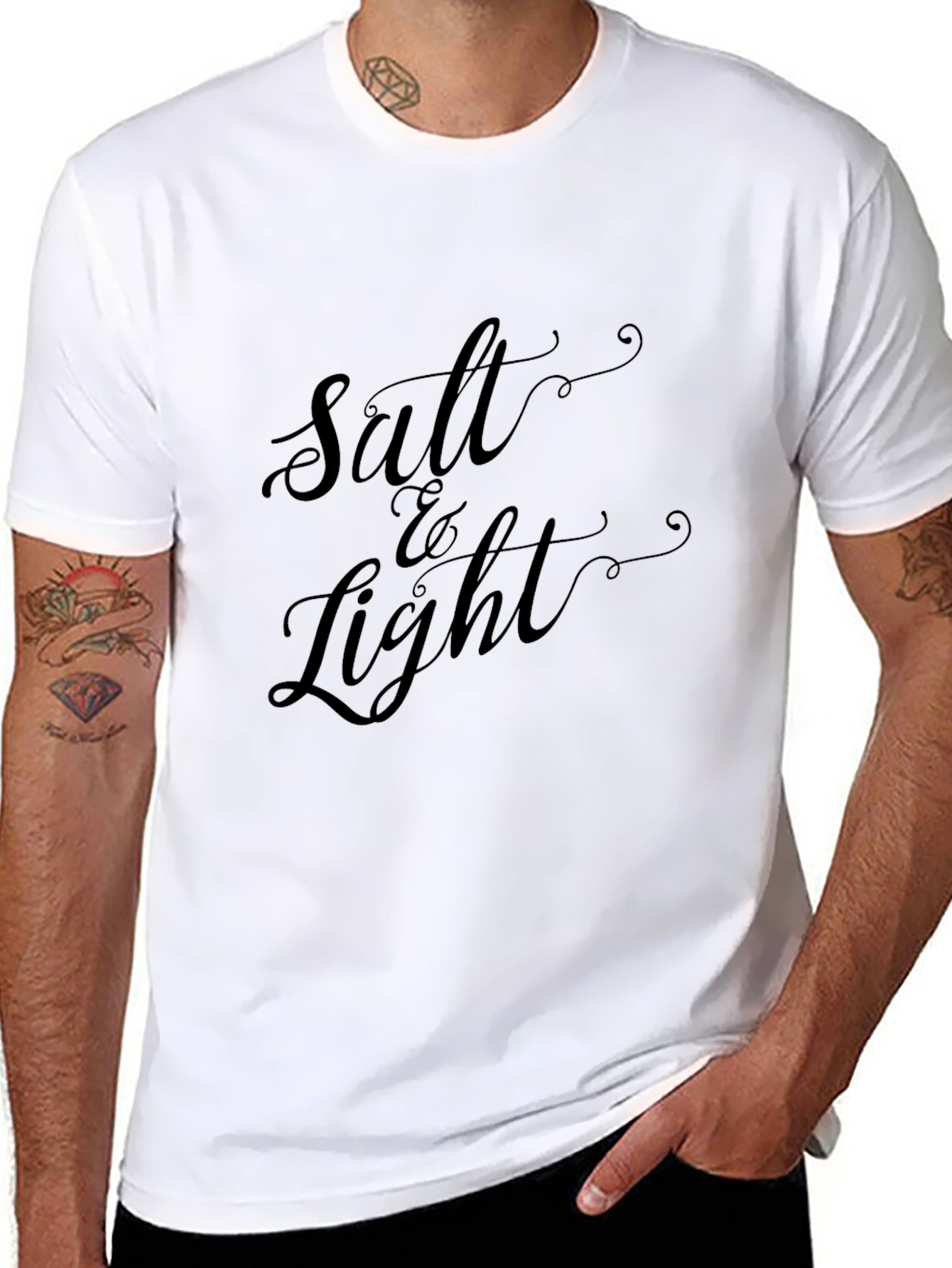 Salt and Light Graphic T-Shirt - Stylish Christian Tee