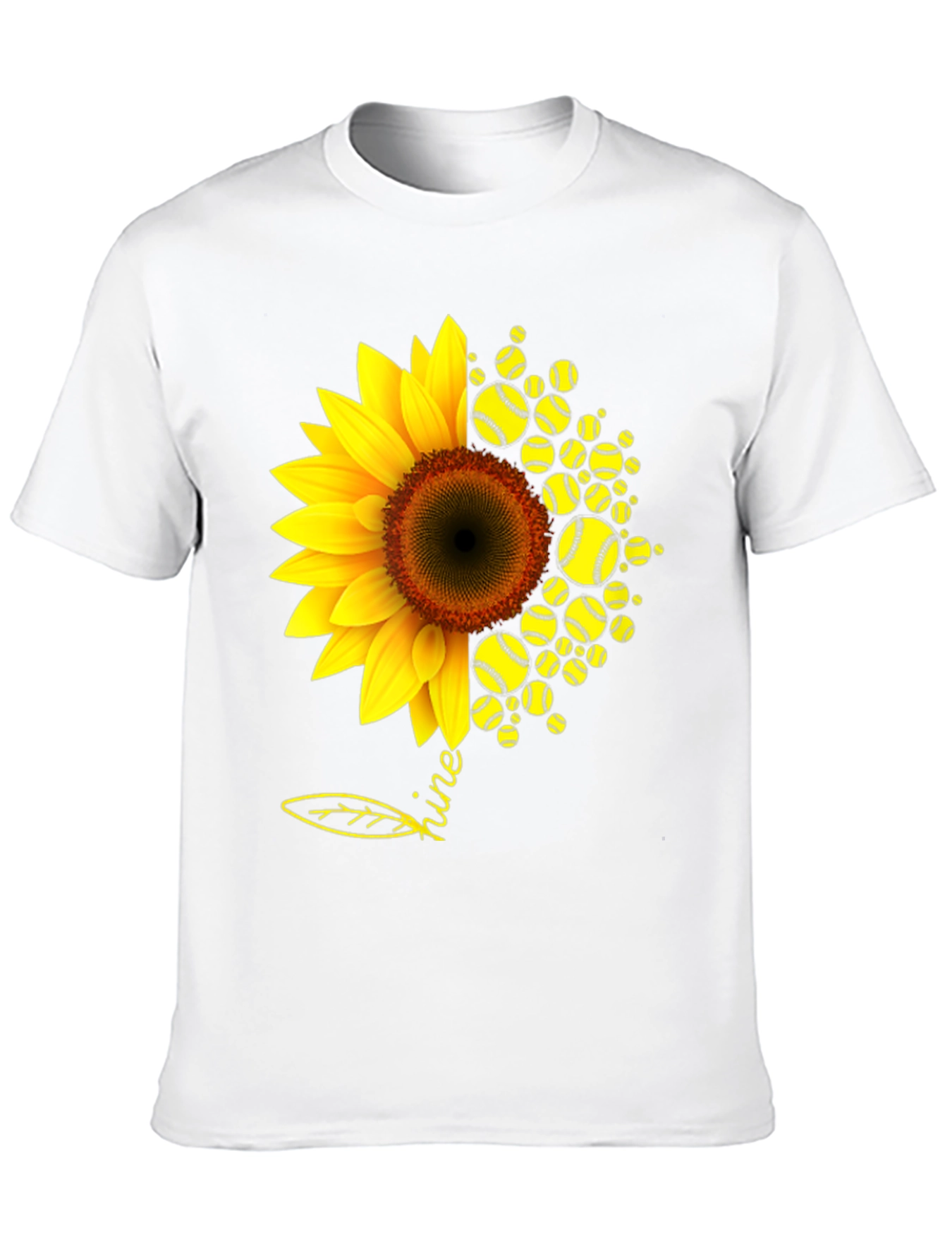 Sunflower Softball T-Shirt - Shine Bright!