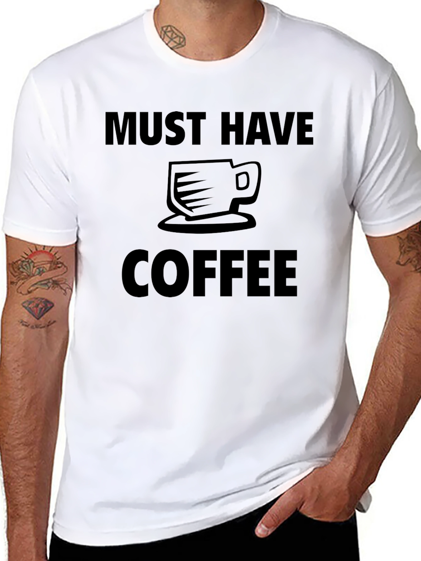 Must Have Coffee Graphic Tee - Black