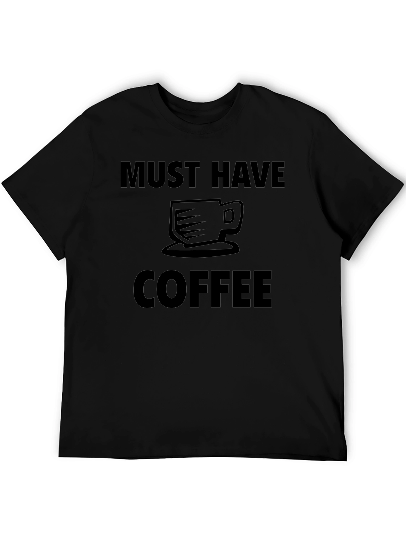 Must Have Coffee Graphic Tee - Black
