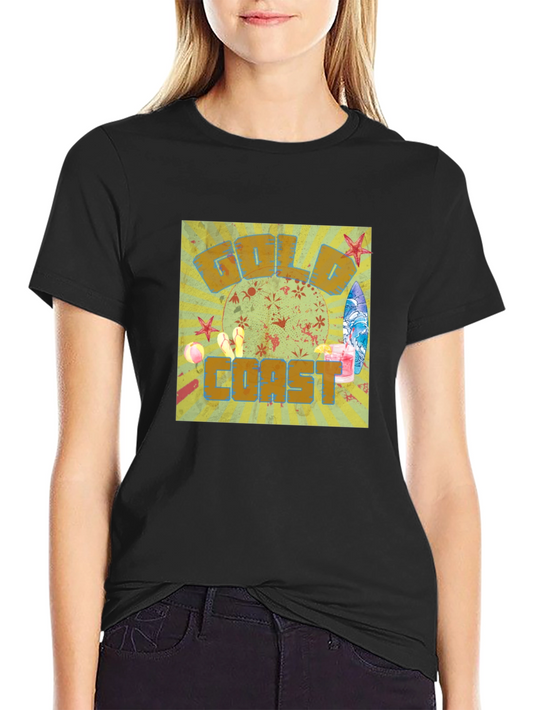Gold Coast Graphic Tee - Summer Vibes