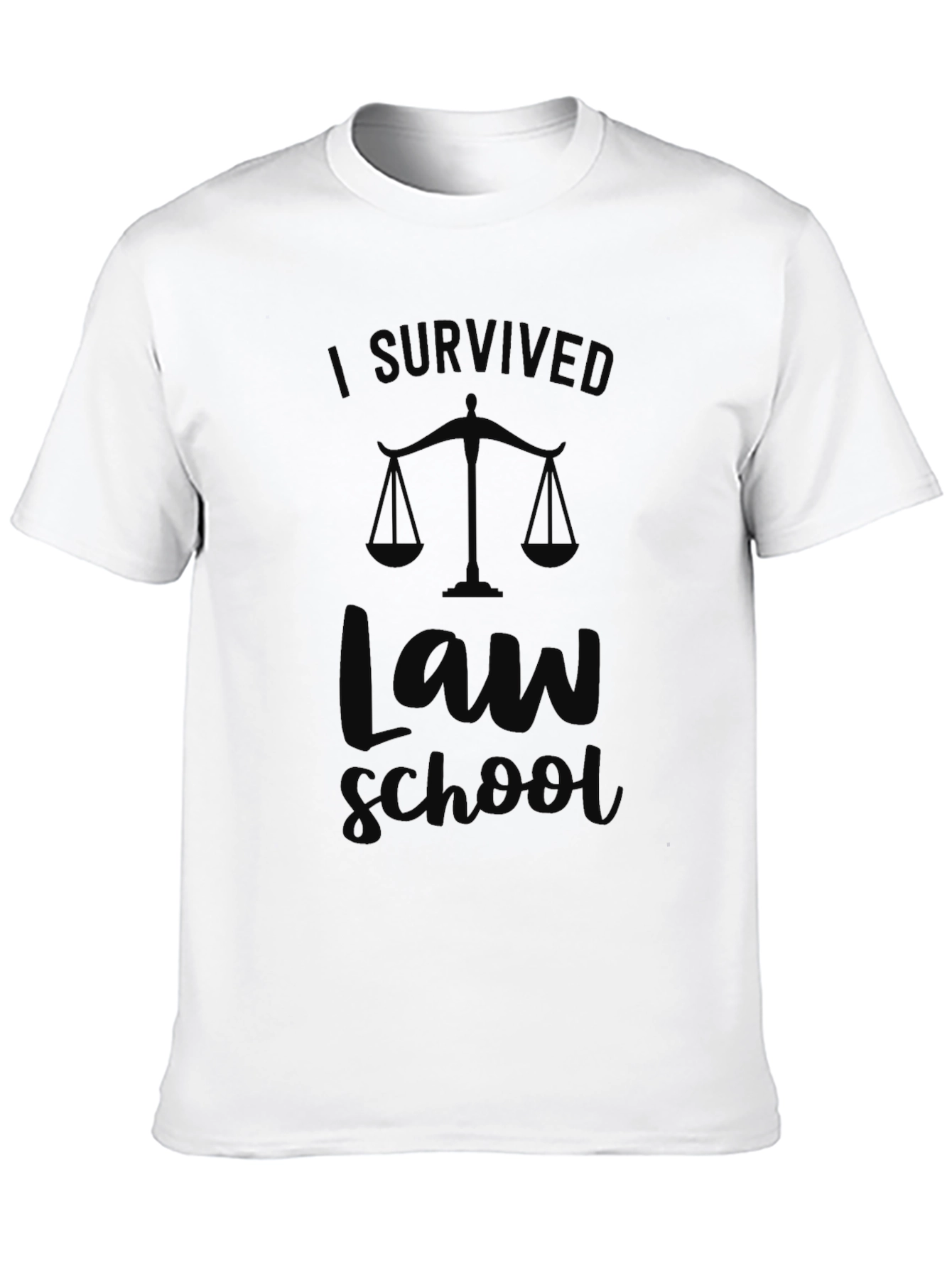 I Survived Law School T-Shirt - Graduation Gift