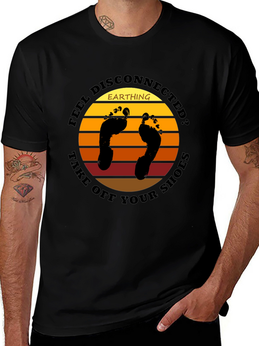 Earthing T-Shirt: Feel Disconnected? Go Barefoot!