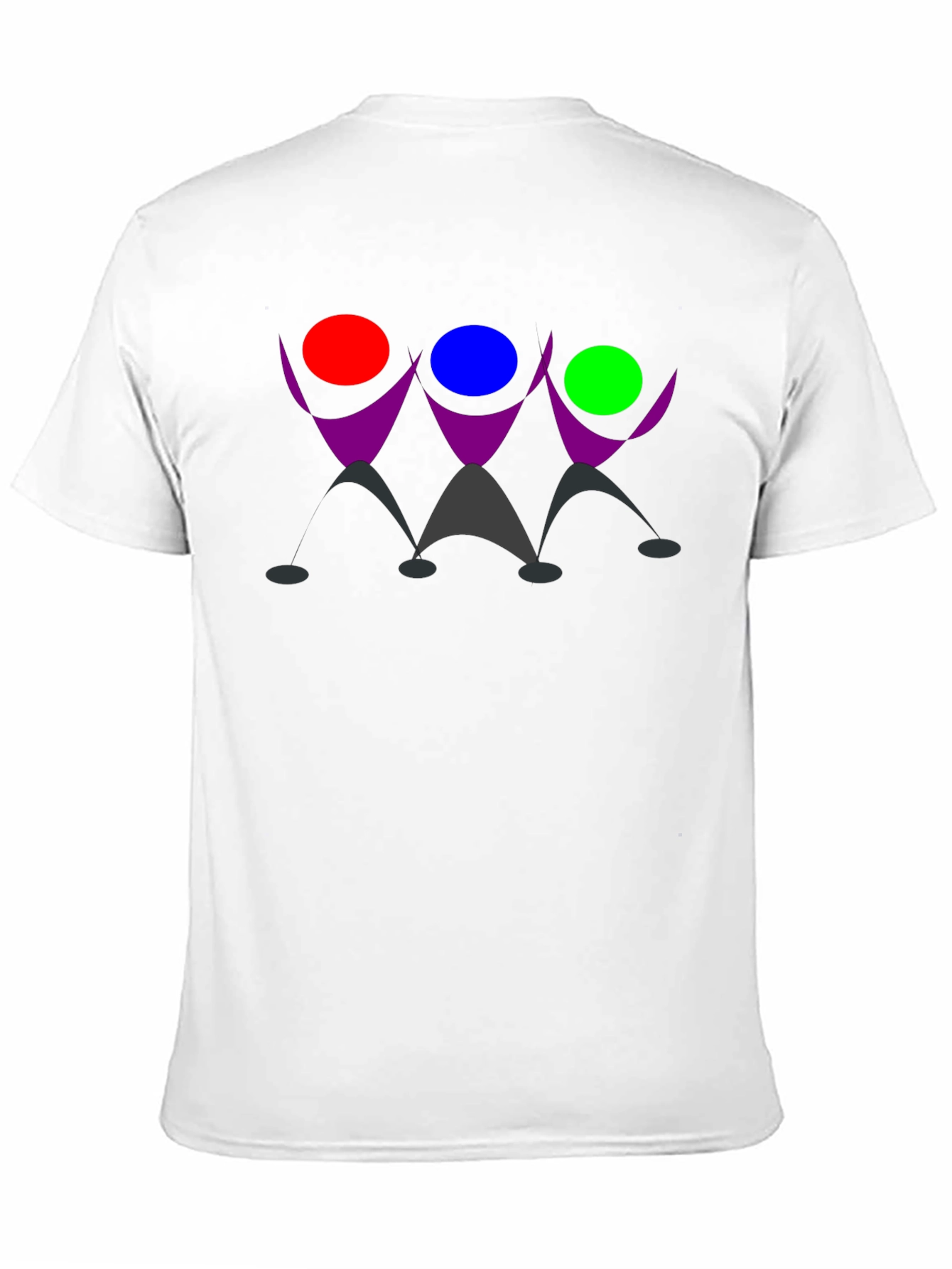 Geometric Figure Black T-Shirt