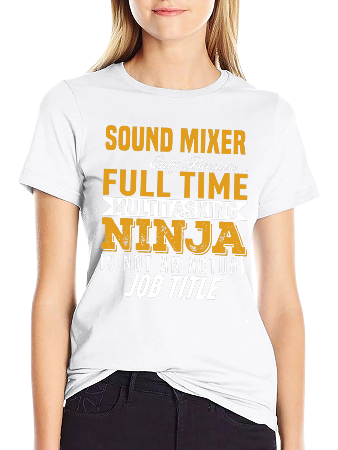 Sound Mixer Full-Time Multitasking Ninja T-Shirt