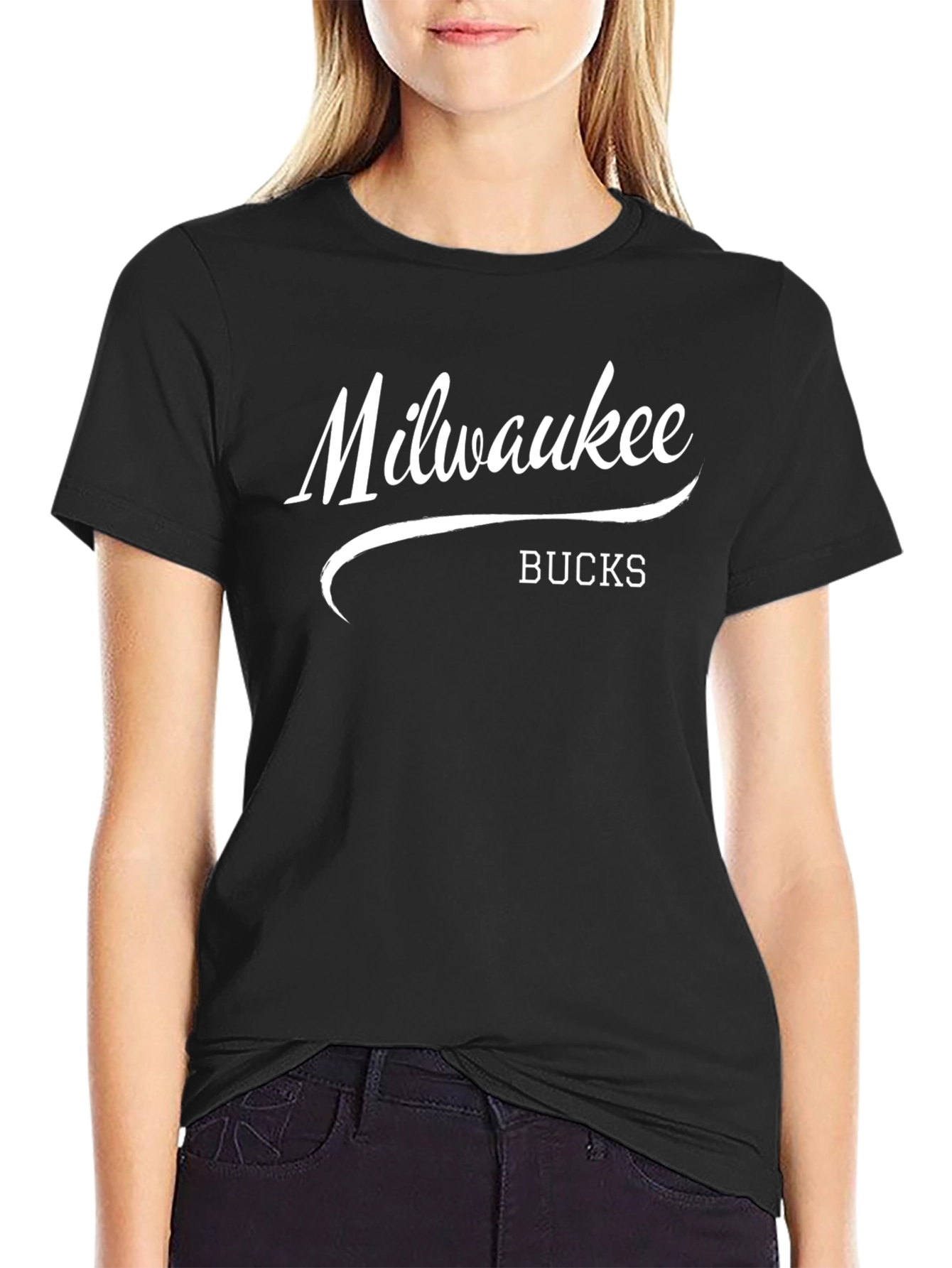 Milwaukee Bucks Graphic T-Shirt - Black