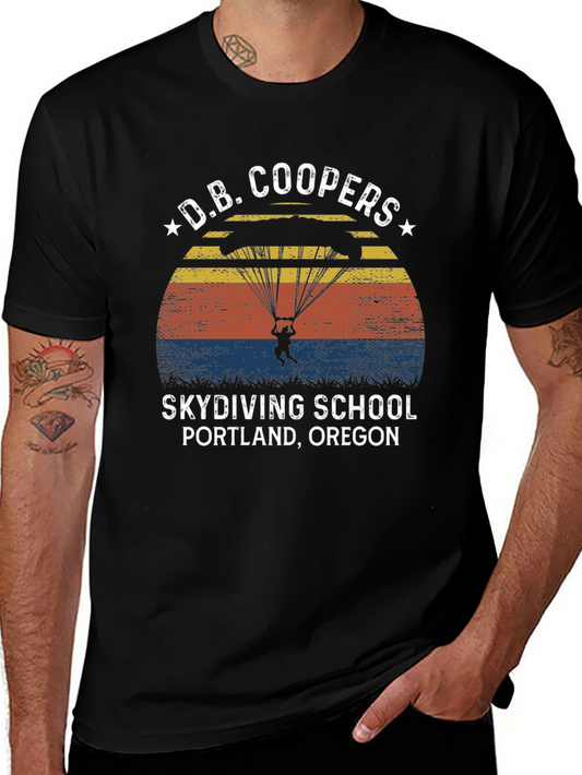 D.B. Coopers Skydiving School T-Shirt - Portland Oregon