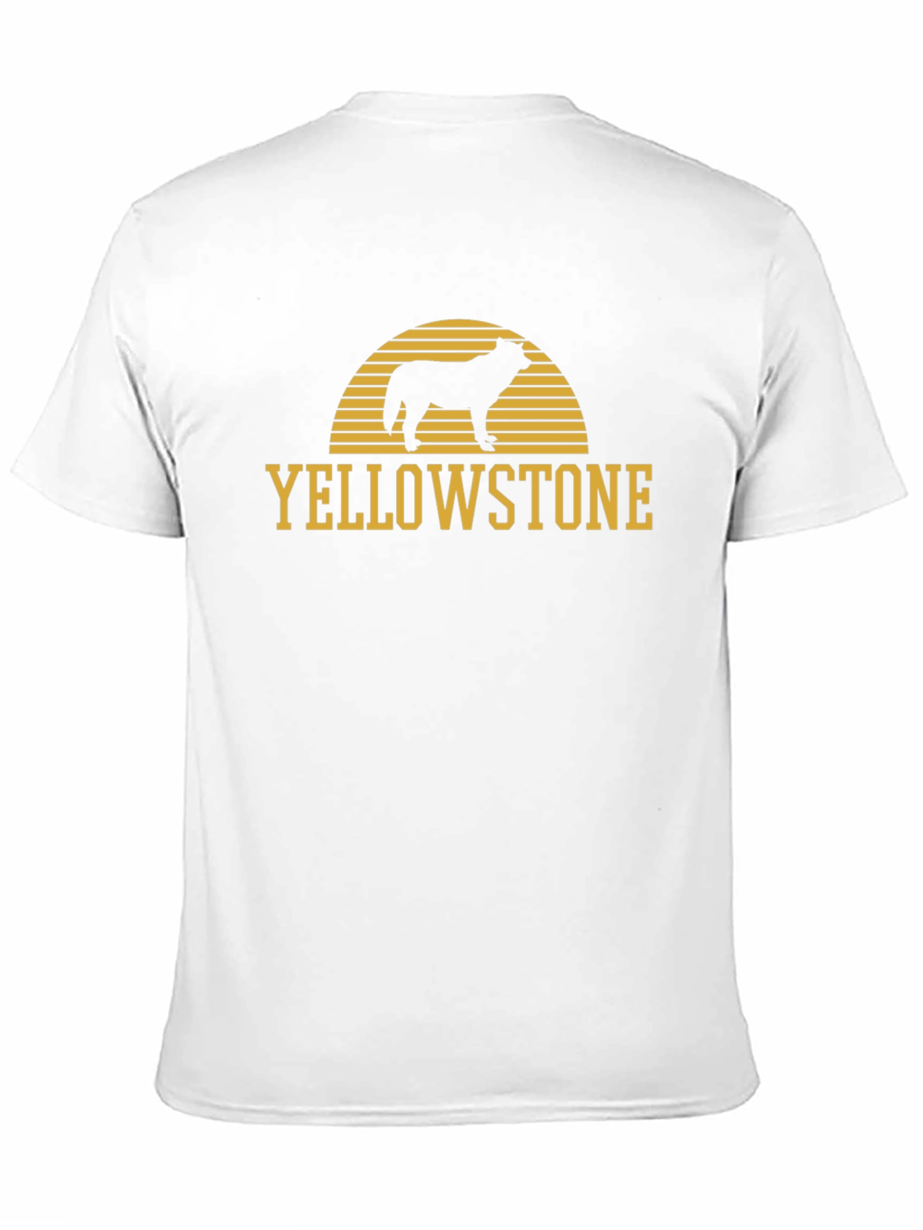 Yellowstone Wolf Graphic Tee - Black