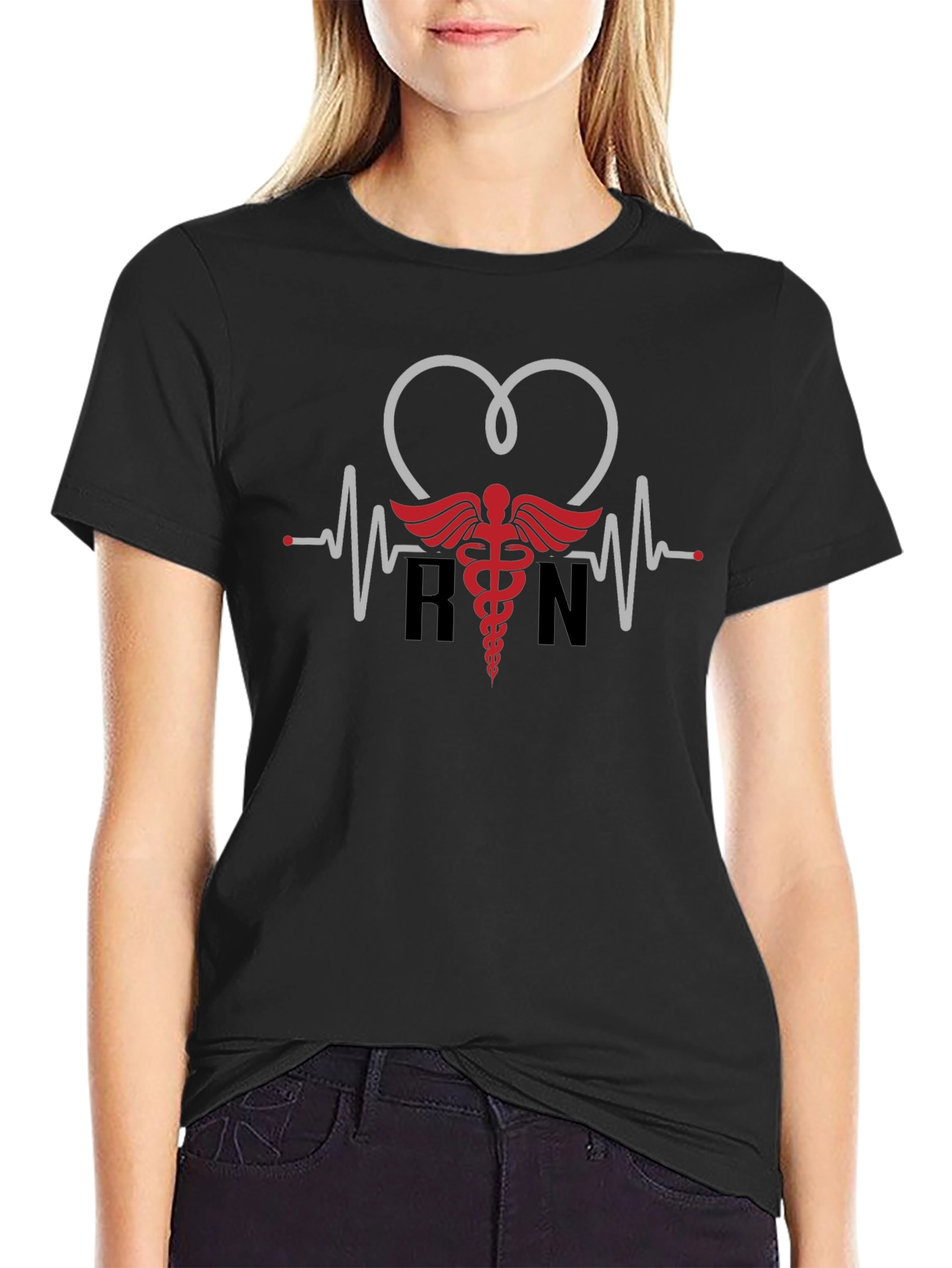 RN Heartbeat T-Shirt - Nurse Appreciation Tee