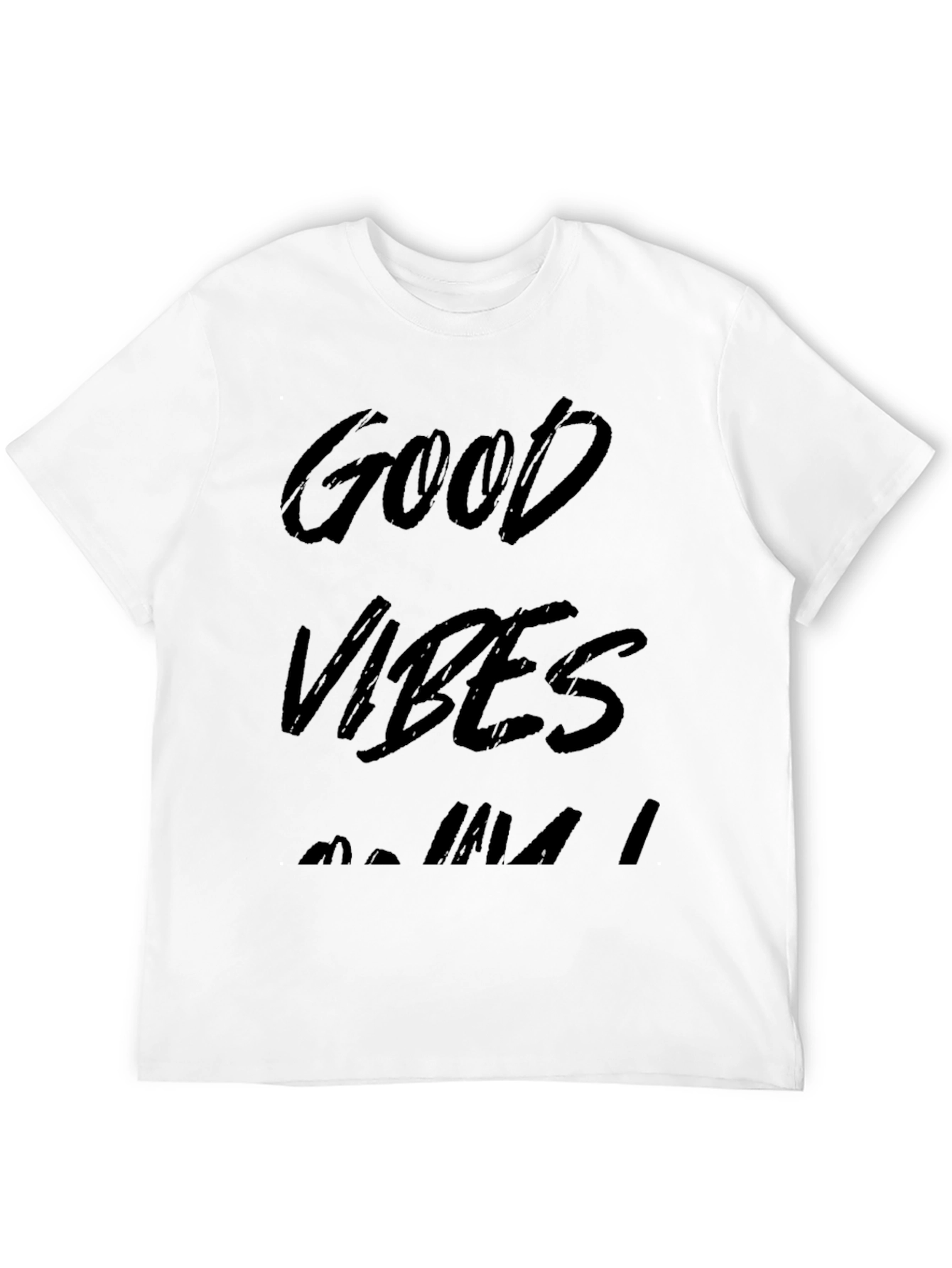 Good Vibes Only Black Graphic Tee