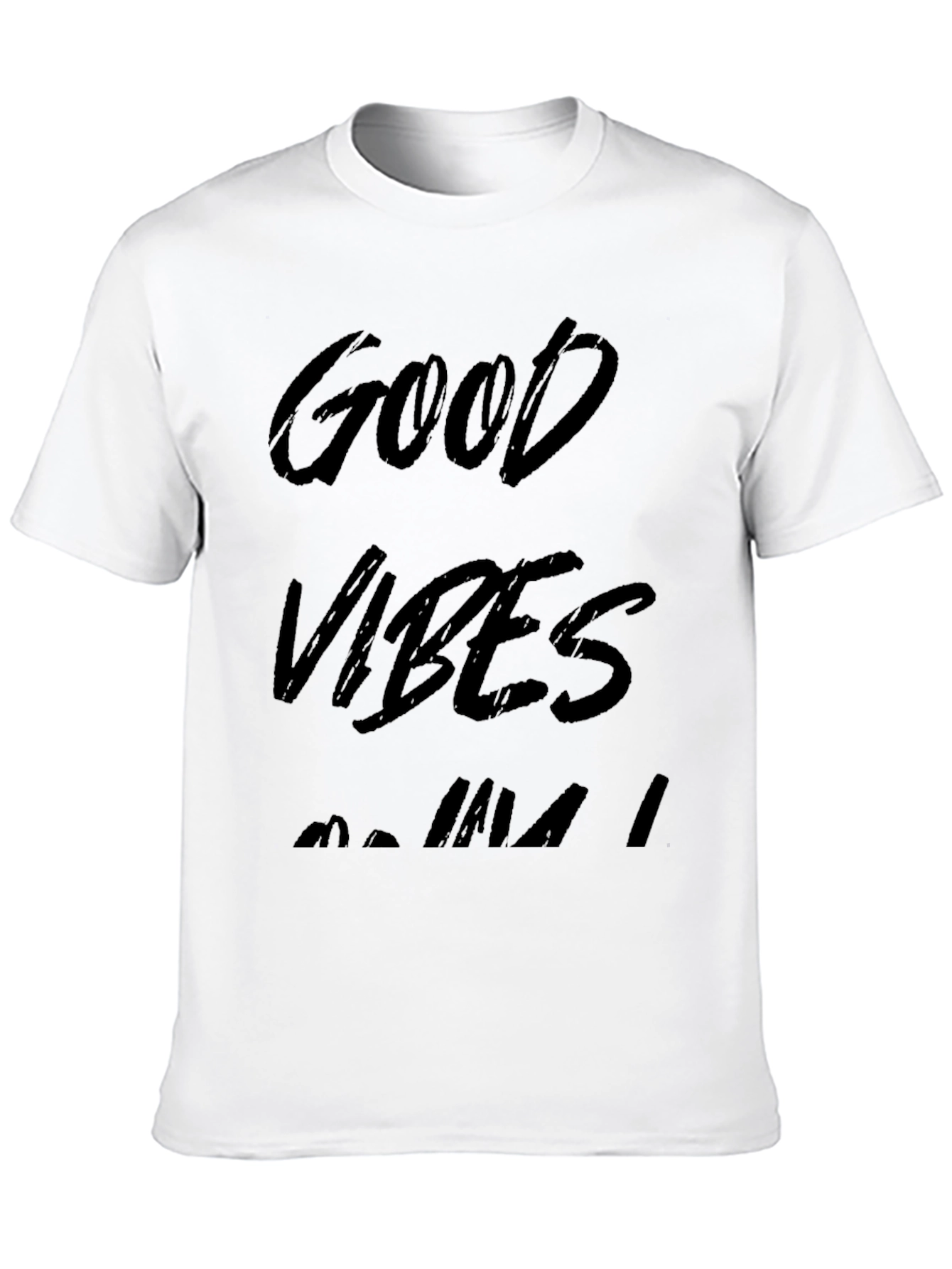 Good Vibes Only Black Graphic Tee