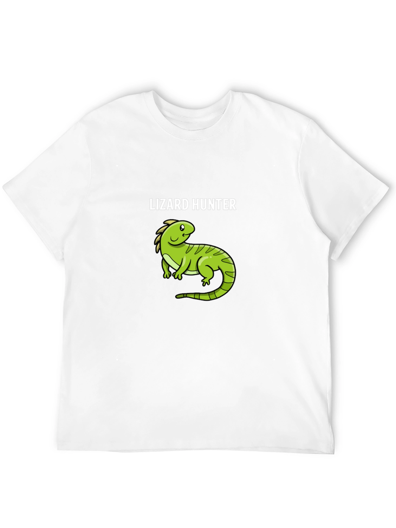 Lizard Hunter Graphic T-Shirt - Black Cotton Tee