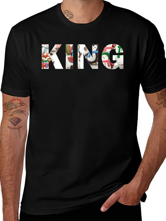 KING Christmas Cookies Mens Tee Shirt