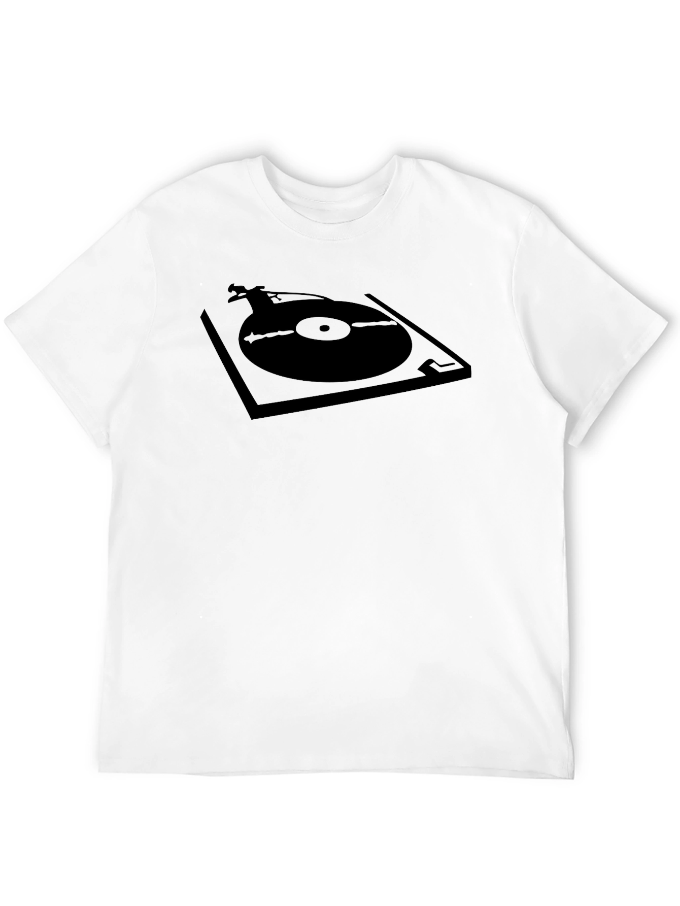 Turntable Graphic T-Shirt - Black