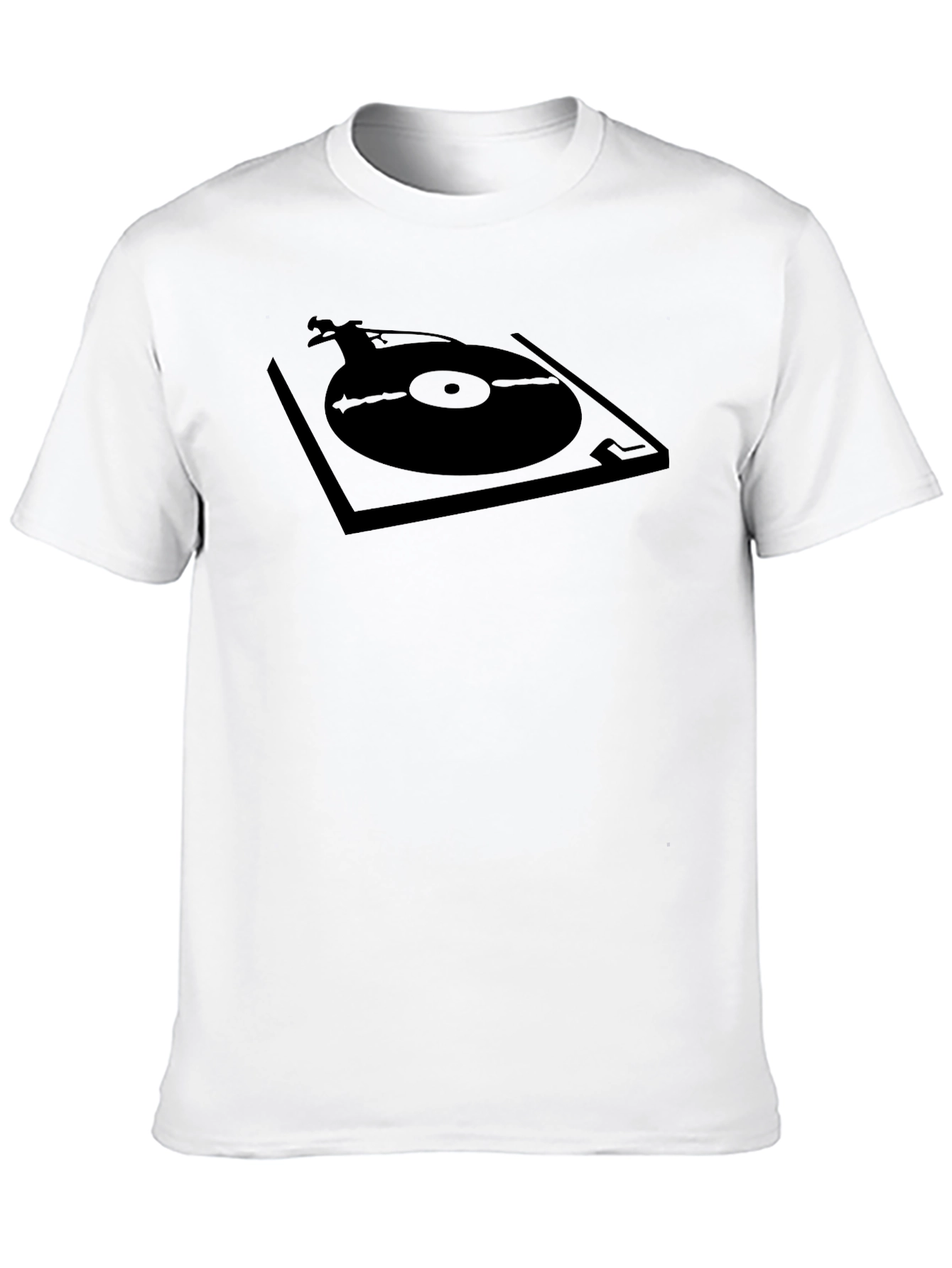 Turntable Graphic T-Shirt - Black