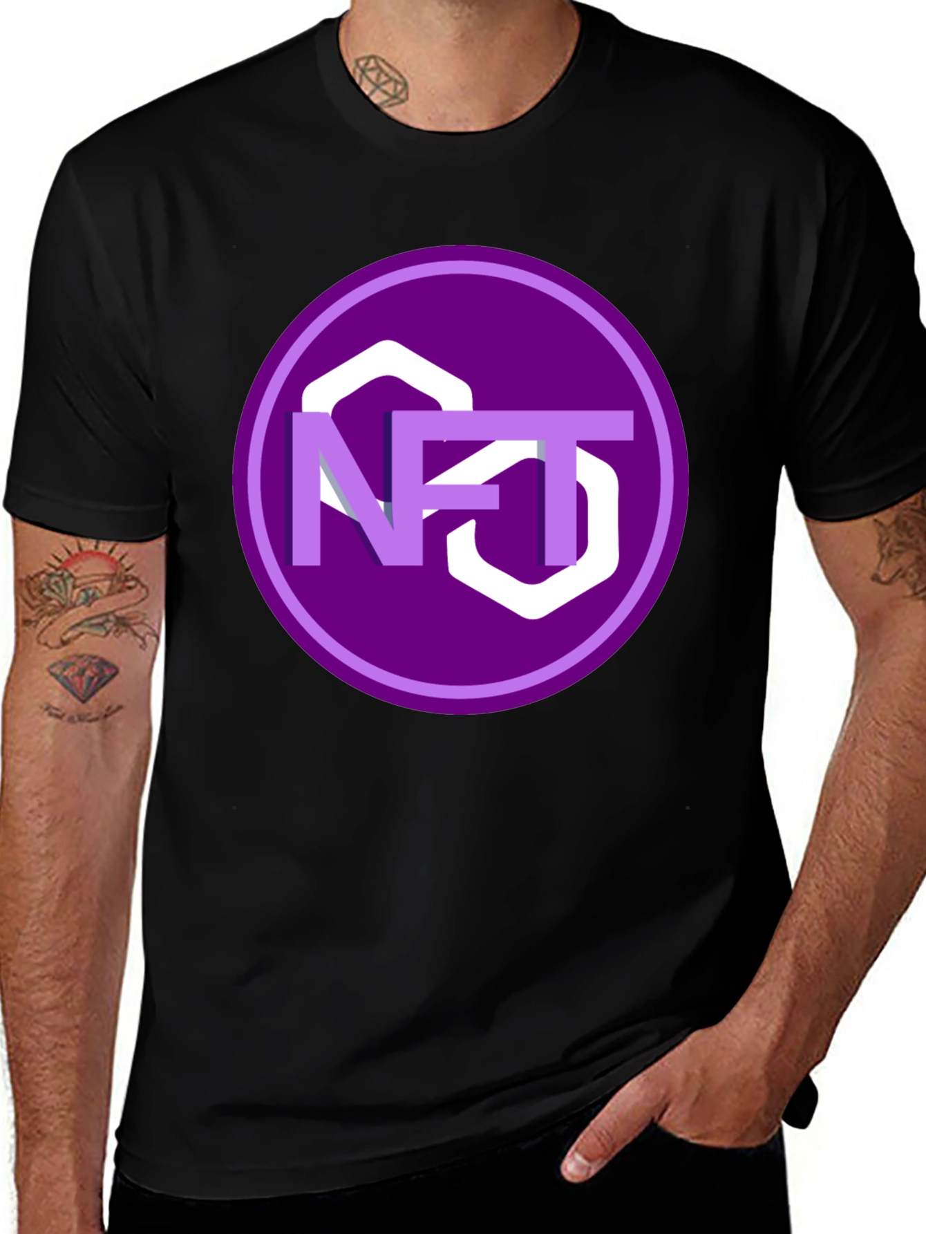 NFT Crypto Black T-Shirt