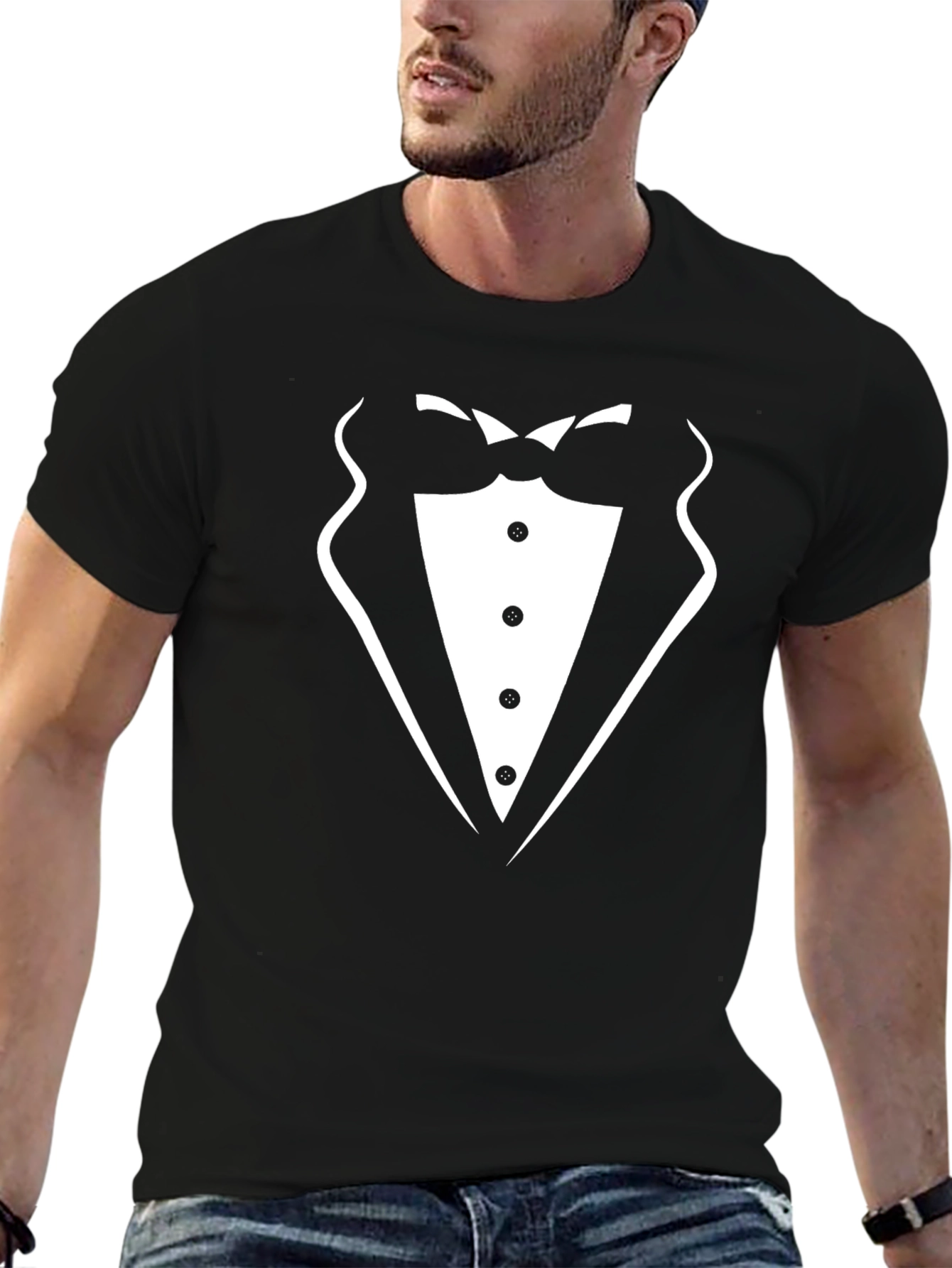 Tuxedo Graphic Tee - Stylish & Fun Casual Wear