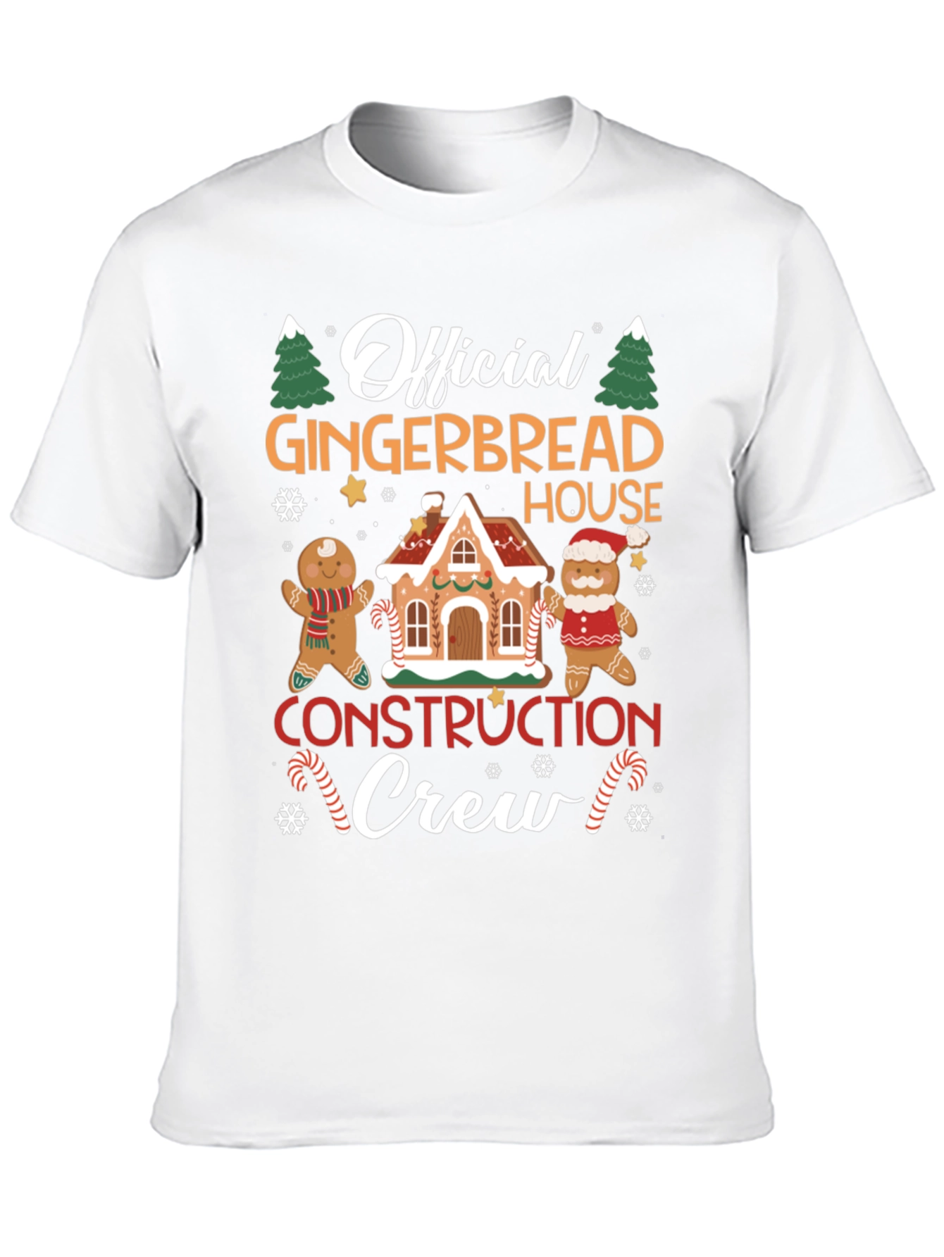 Gingerbread House Crew T-Shirt - Holiday Fun!