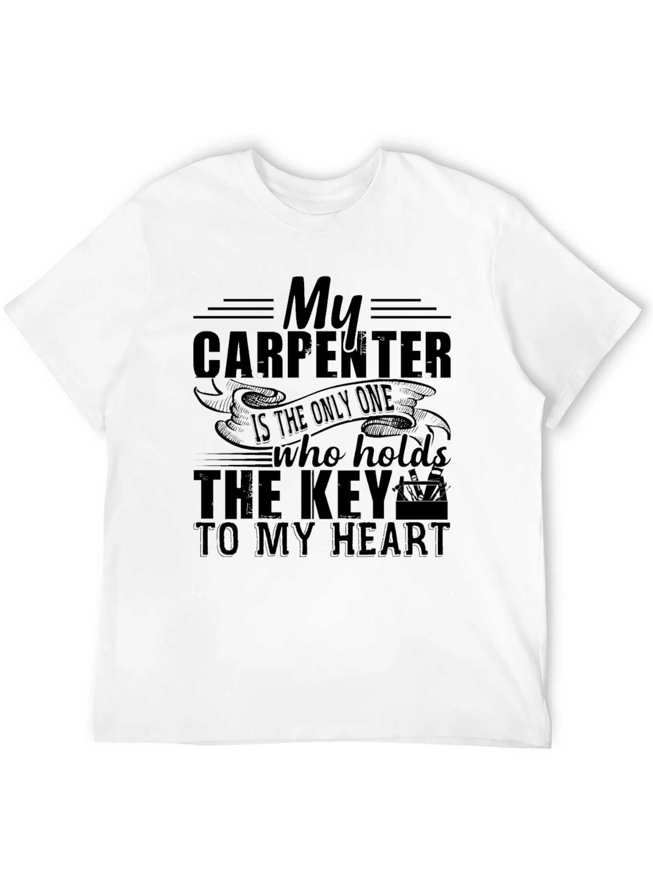 Carpenter Heart T-Shirt - Gift for Woodworkers