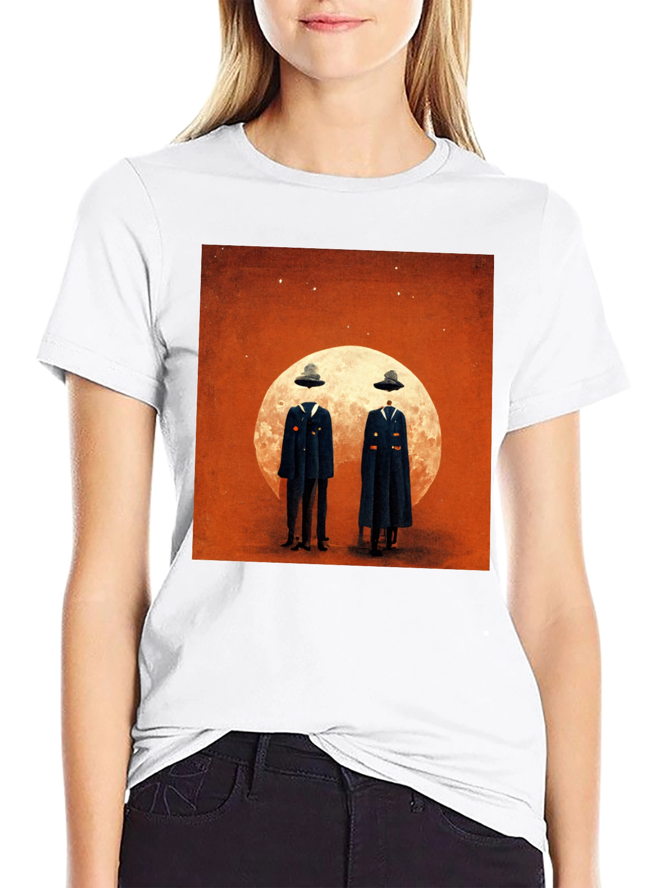 Moonlit Enigma T-Shirt - Surreal Apparel
