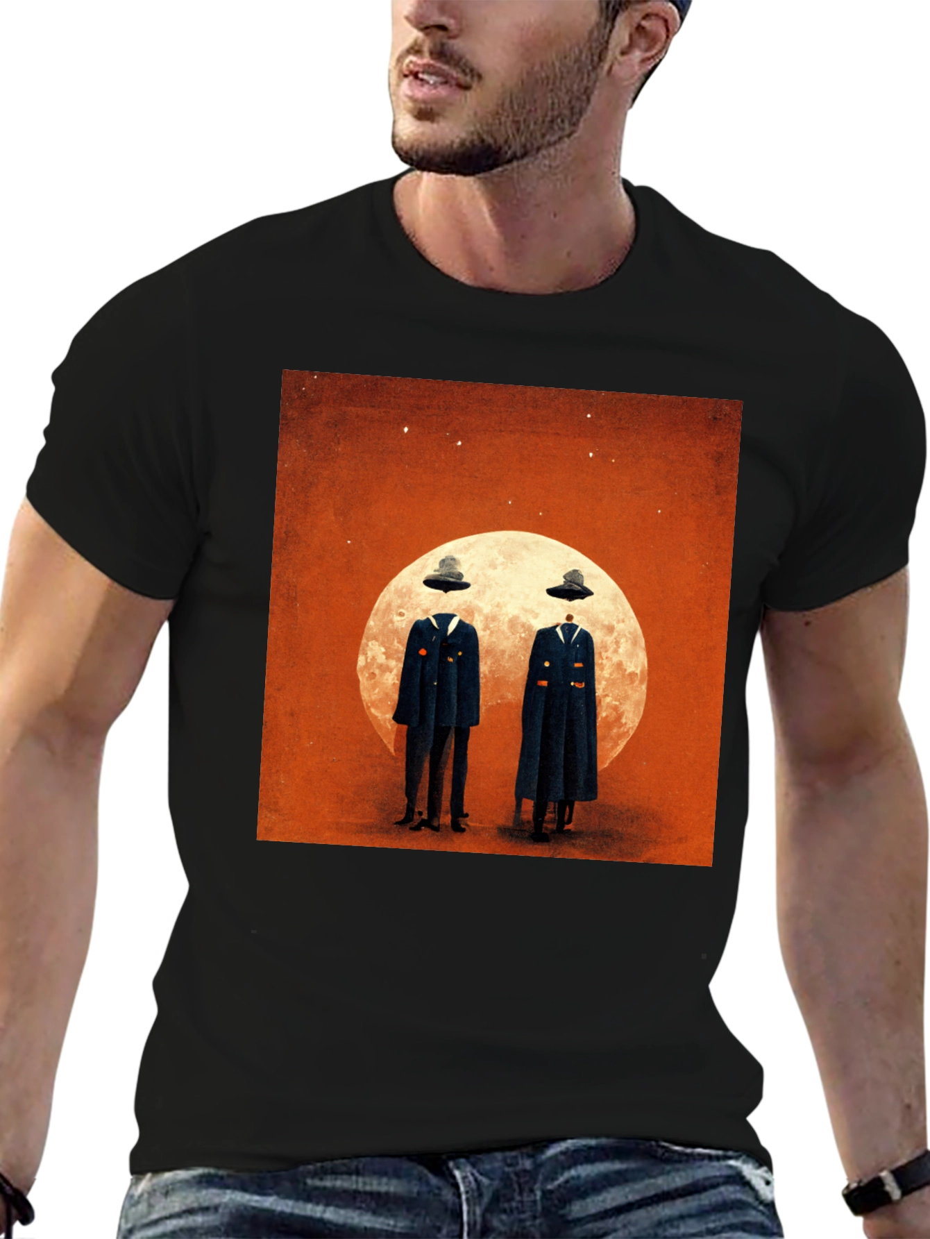 Moonlit Enigma T-Shirt - Surreal Apparel