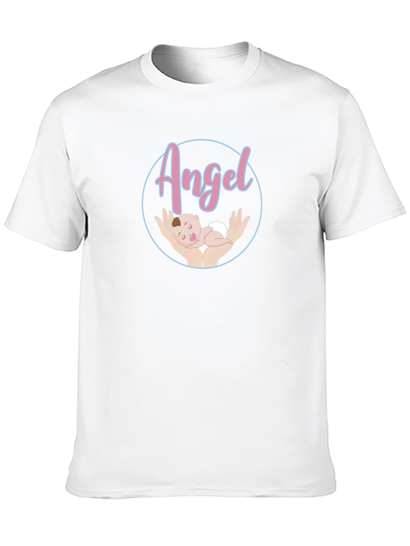 Angel Baby Graphic Tee - Unisex Black T-Shirt