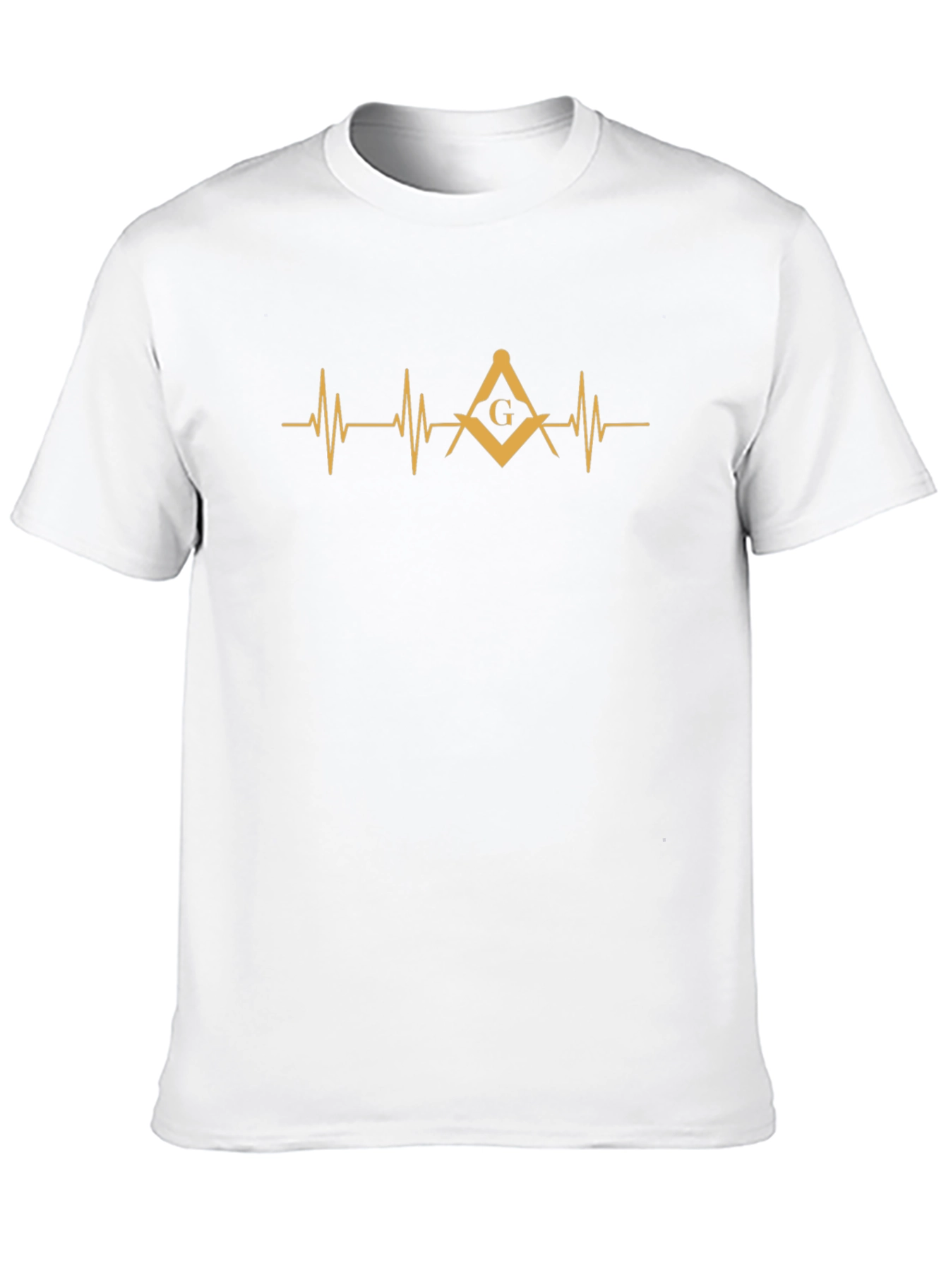 Masonic Heartbeat T-Shirt - Symbol of Commitment