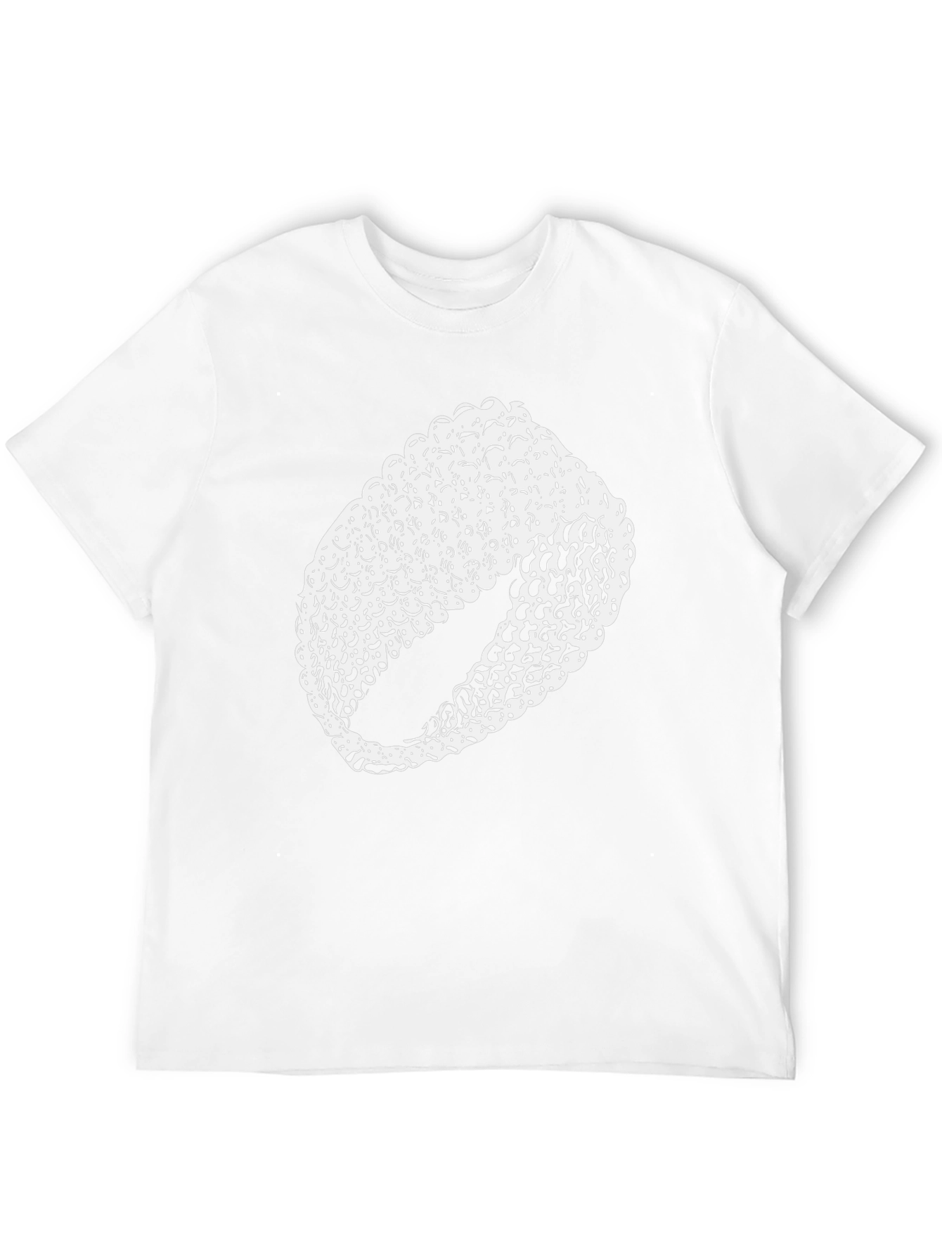 Abstract Ring Design Black T-Shirt