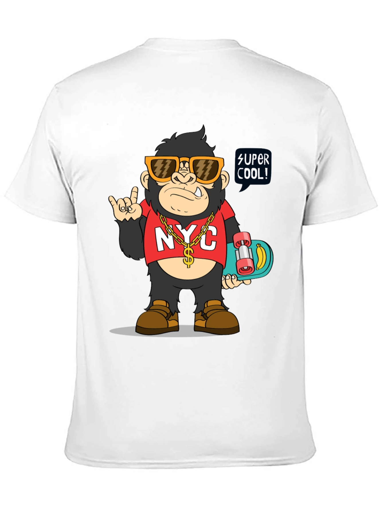Cool Gorilla Graphic Tee - NYC Style