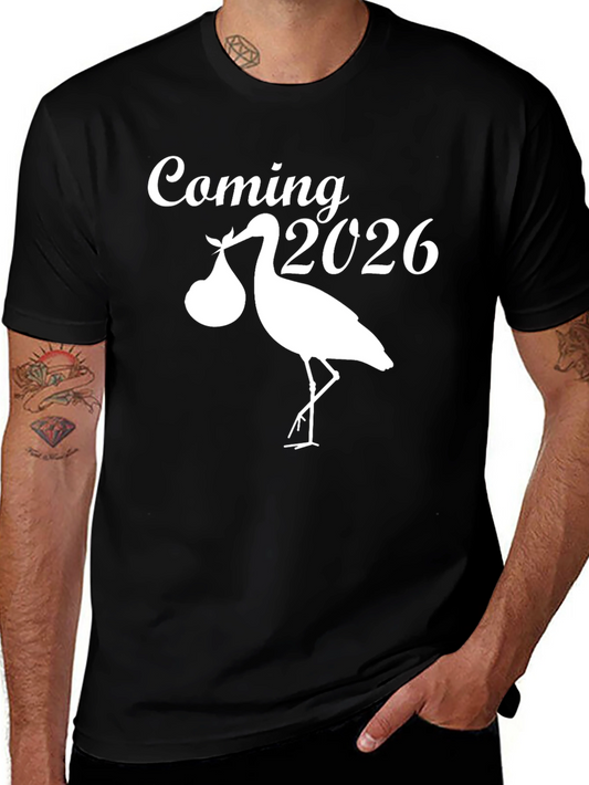 Coming 2026 Pregnancy Announcement T-Shirt