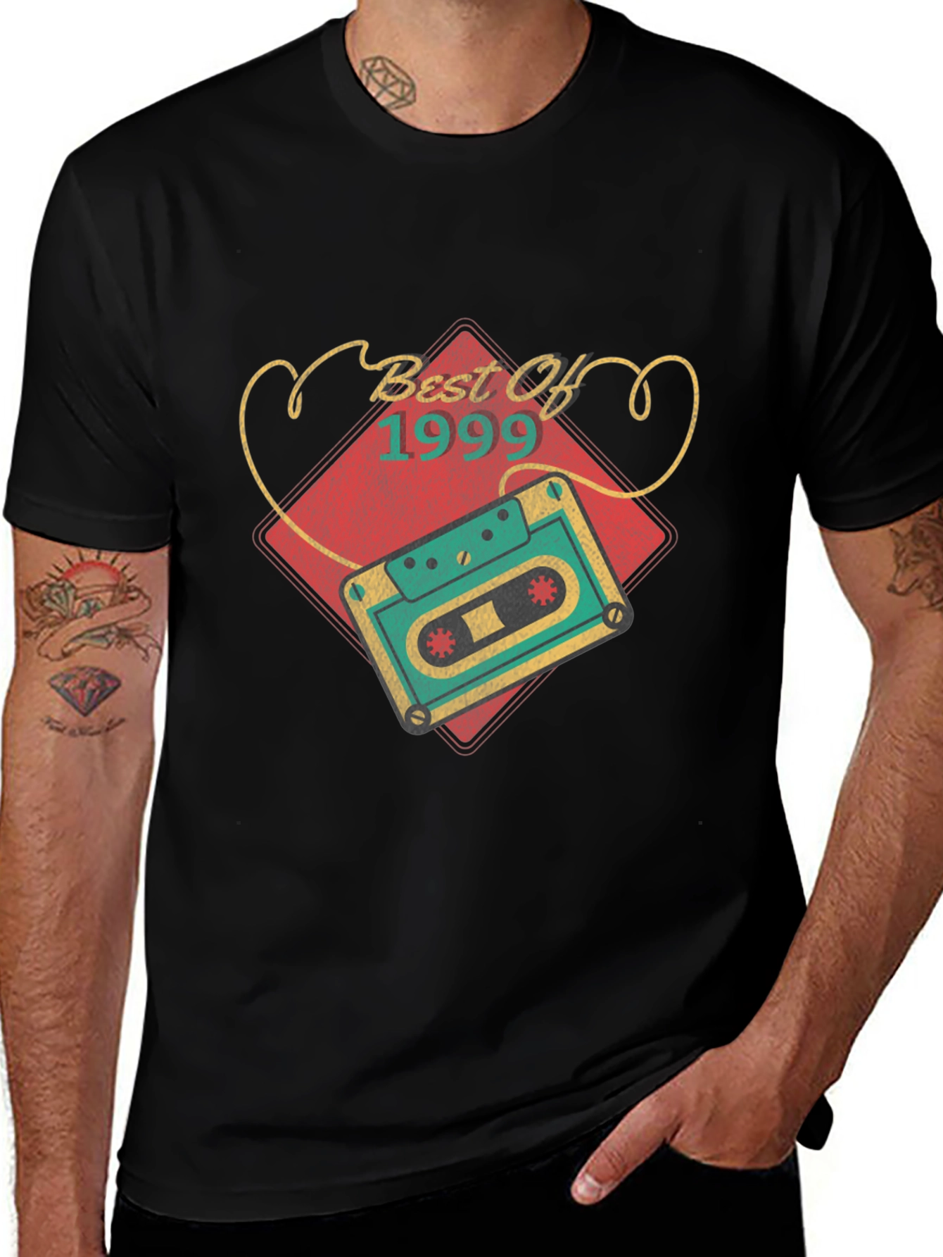 Retro Best Of 1999 Cassette Graphic T-Shirt