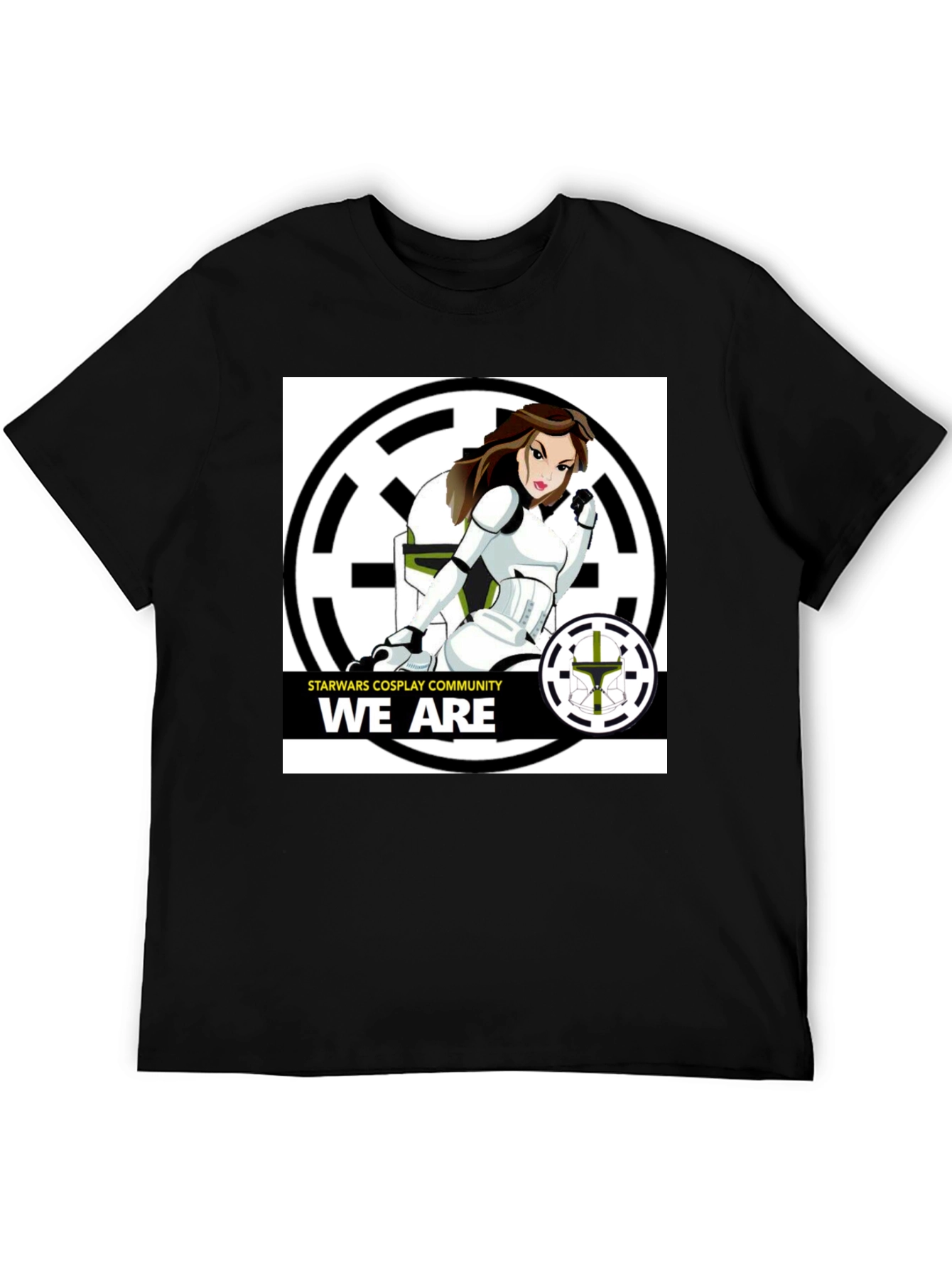 Star Wars Cosplay Community Black T-Shirt