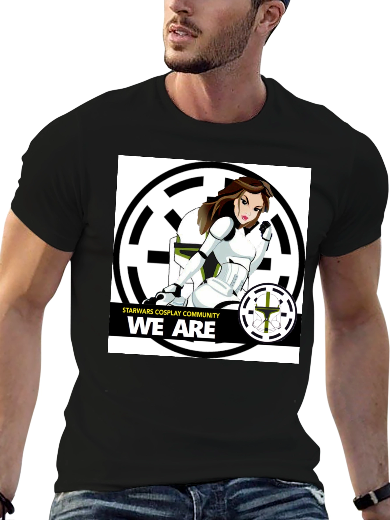 Star Wars Cosplay Community Black T-Shirt
