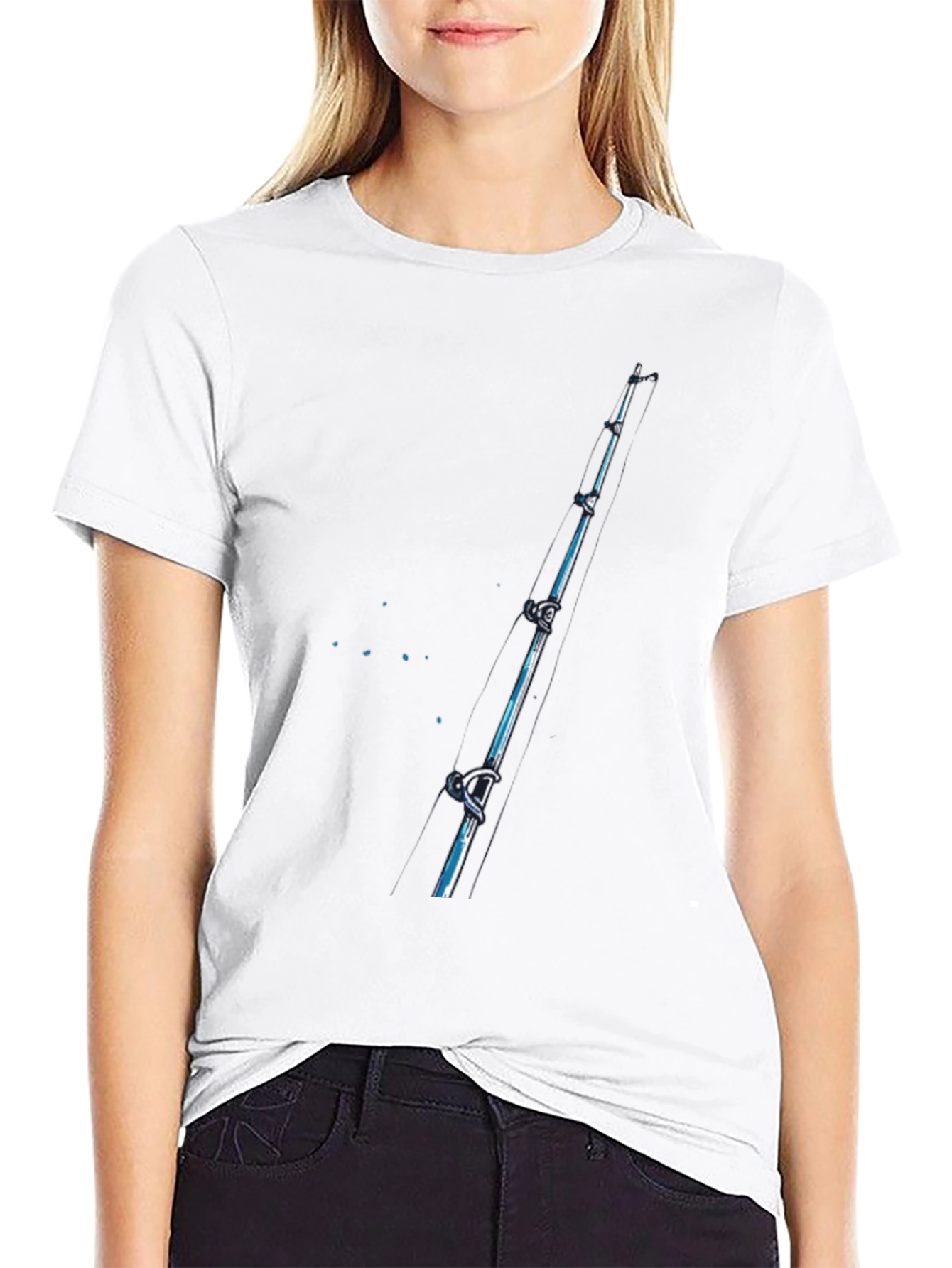 Fishing Rod Graphic Tee - Anglers Style