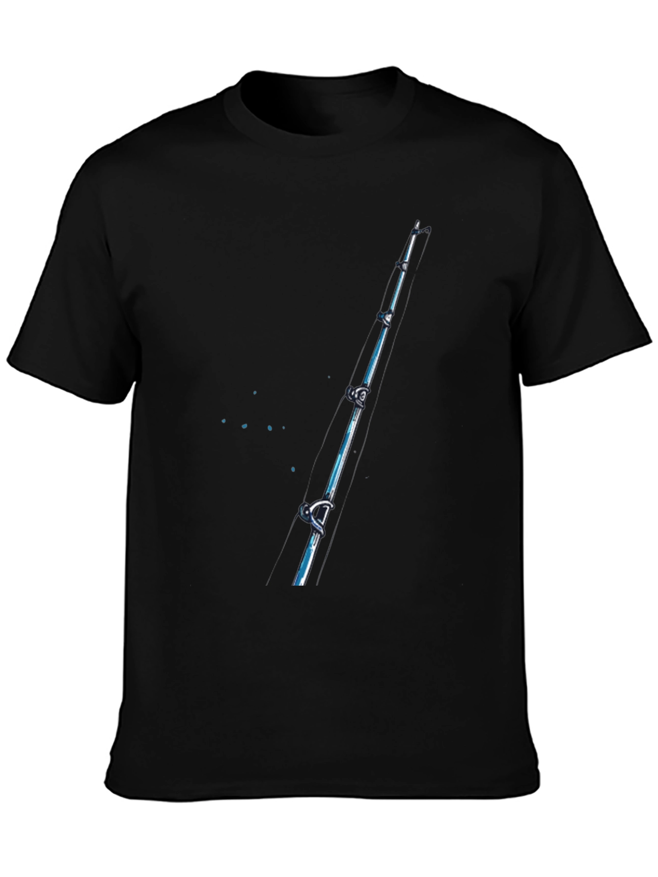 Fishing Rod Graphic Tee - Anglers Style