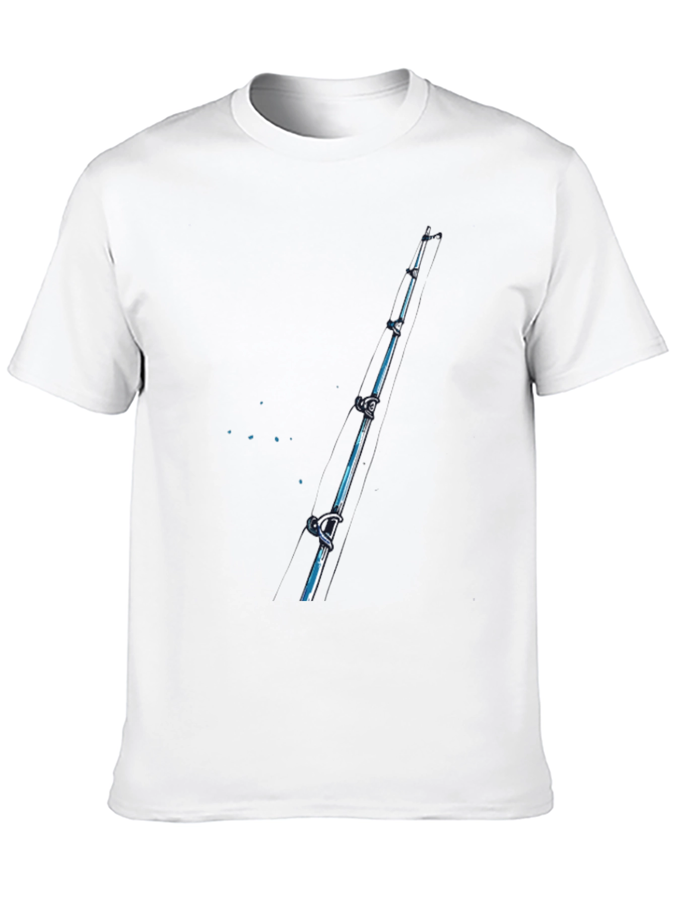 Fishing Rod Graphic Tee - Anglers Style