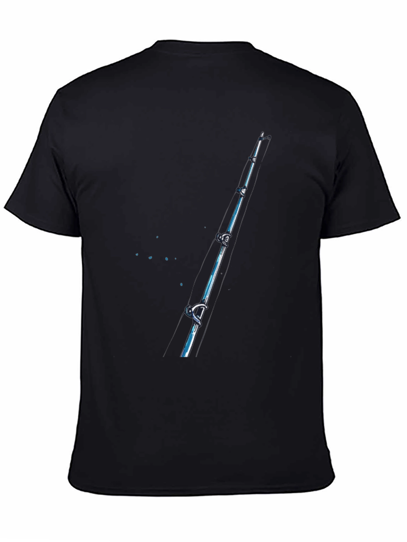 Fishing Rod Graphic Tee - Anglers Style