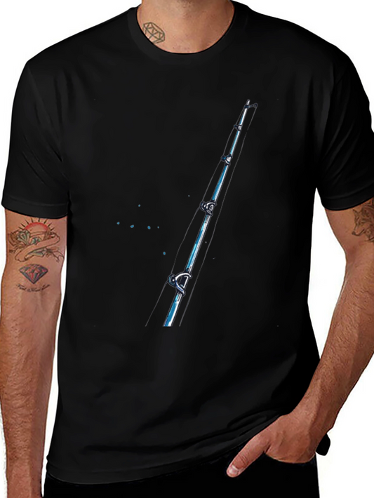 Fishing Rod Graphic Tee - Anglers Style