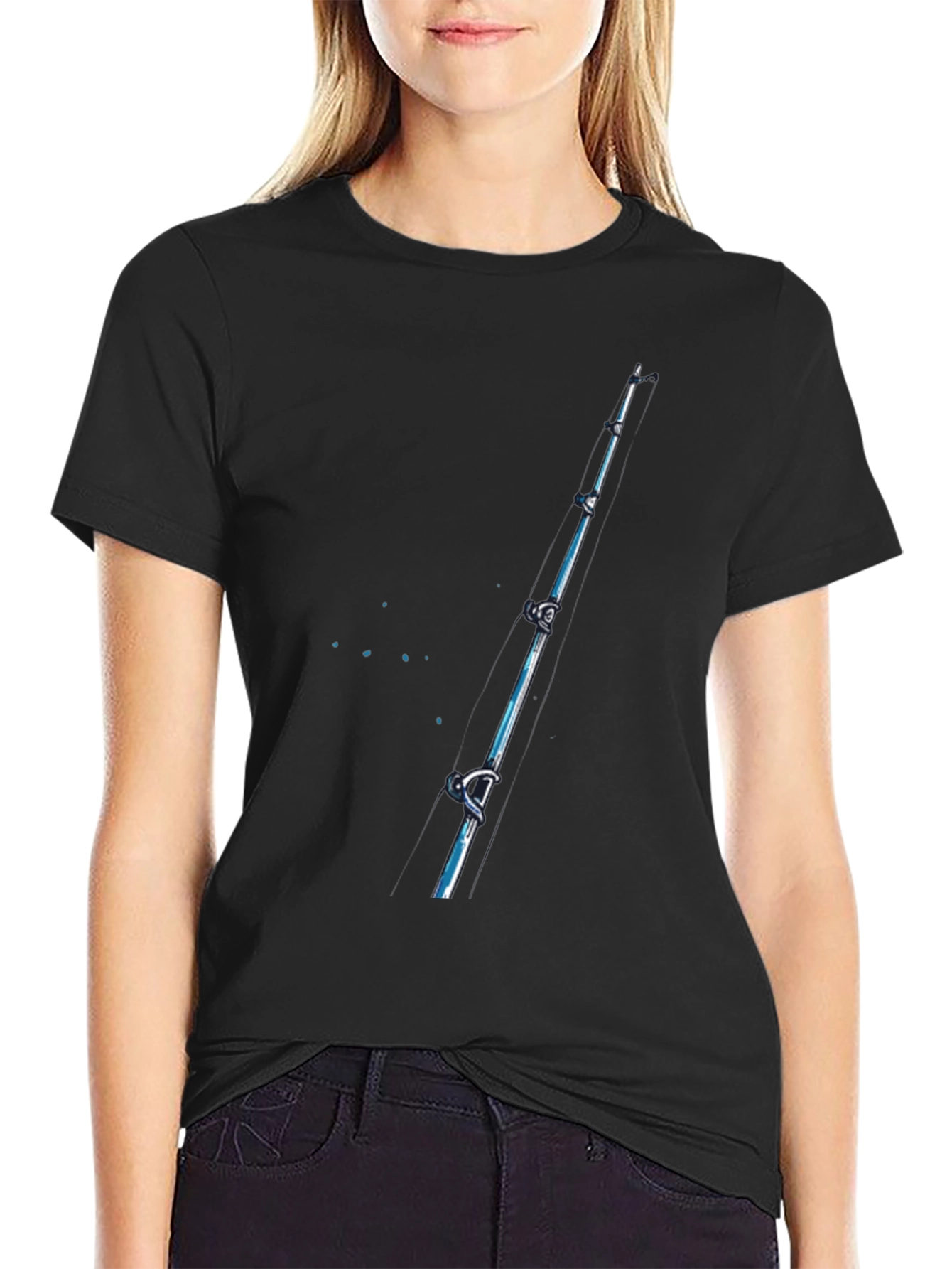 Fishing Rod Graphic Tee - Anglers Style