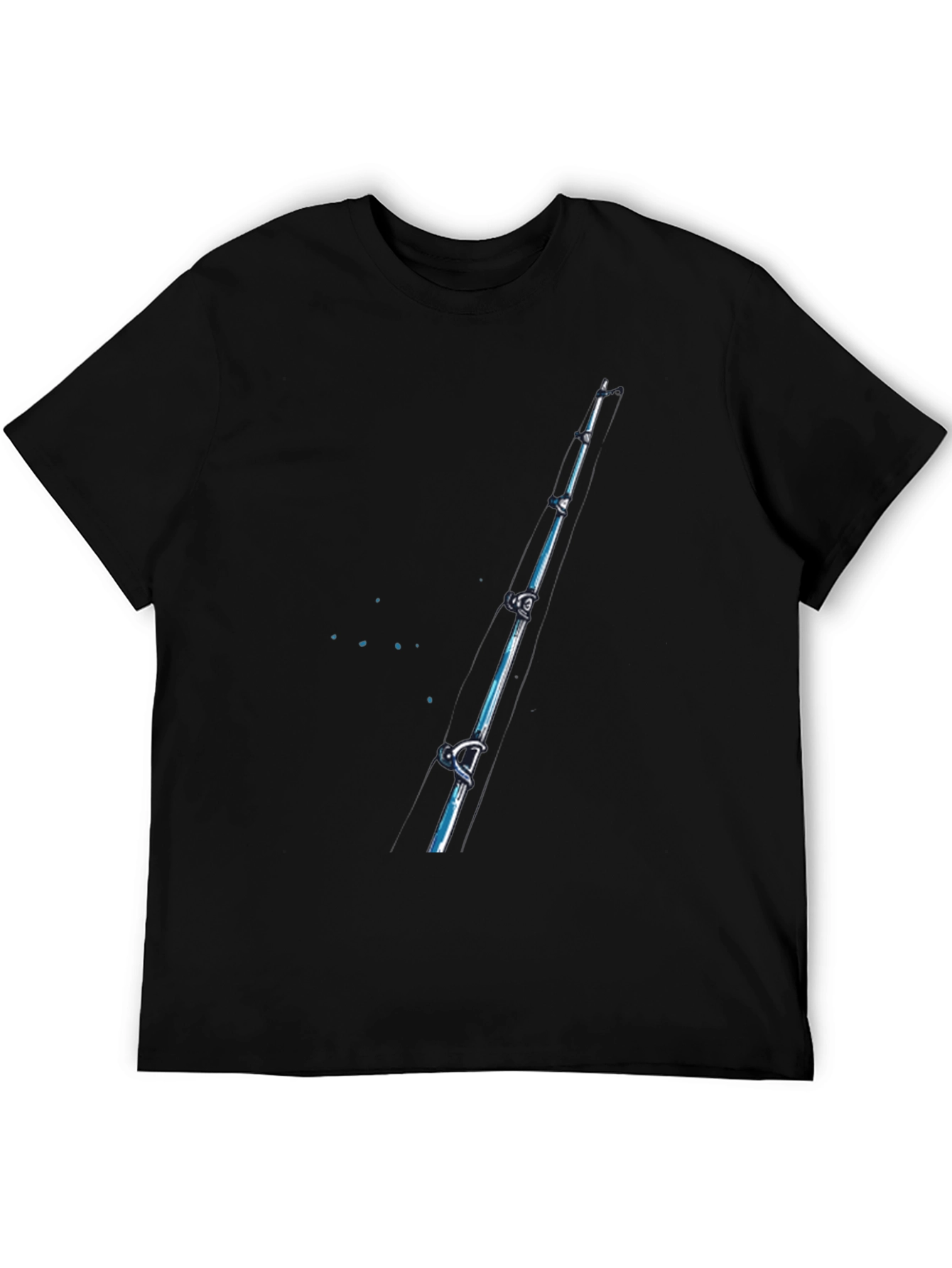 Fishing Rod Graphic Tee - Anglers Style